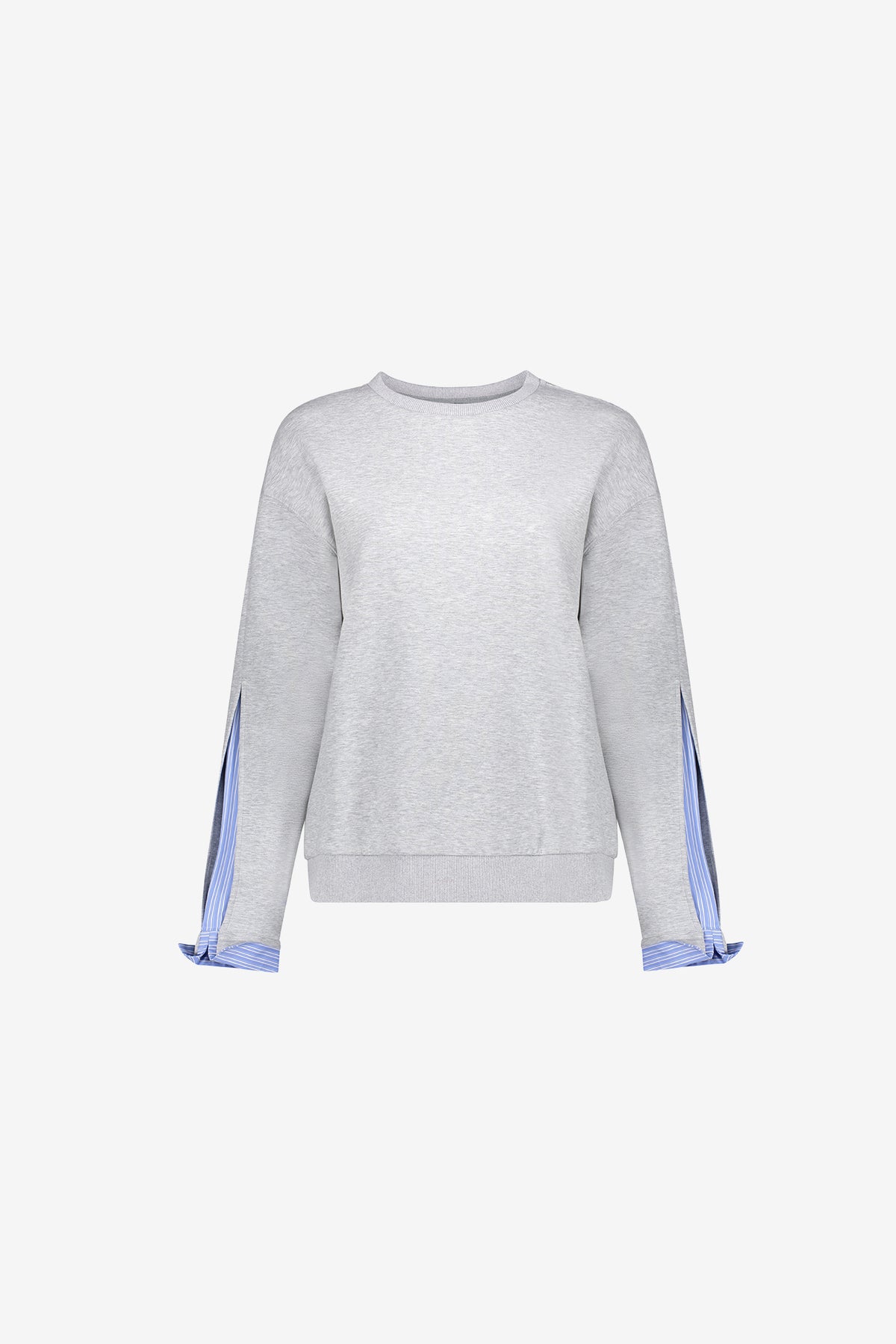 Geisha Damen Sweatshirt mit Blusendetails an den Ärmeln