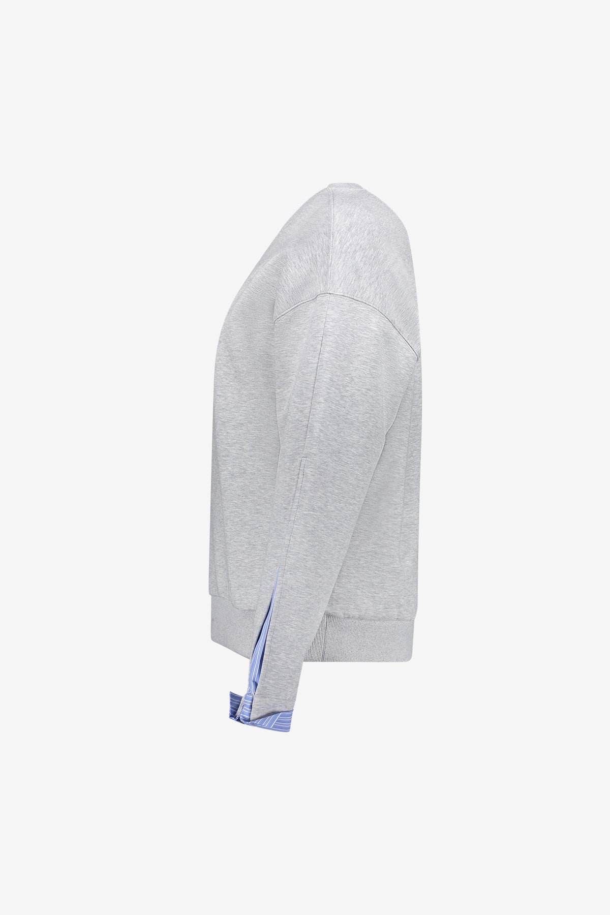 Geisha Damen Sweatshirt mit Blusendetails an den Ärmeln