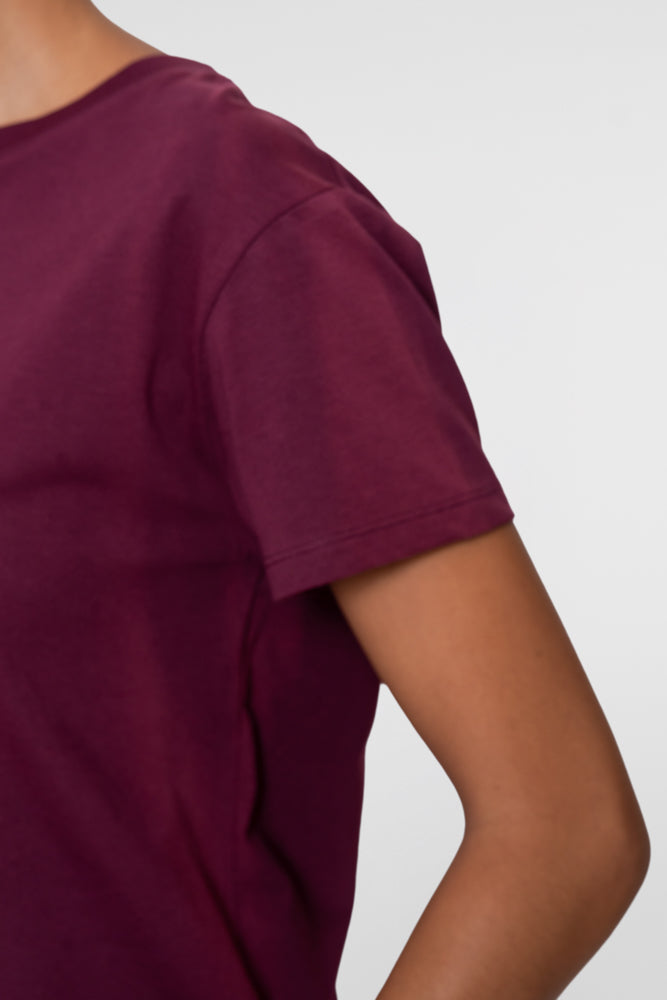 Geisha Damen T-Shirt mit gesticktem „Current Mood“-Schriftzug