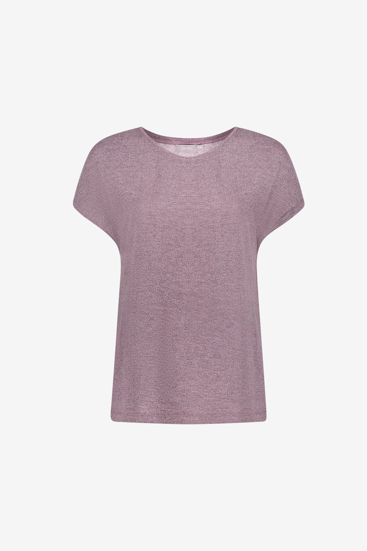 Geisha Damen T-Shirt mit Glitzer und kurzen Ärmeln