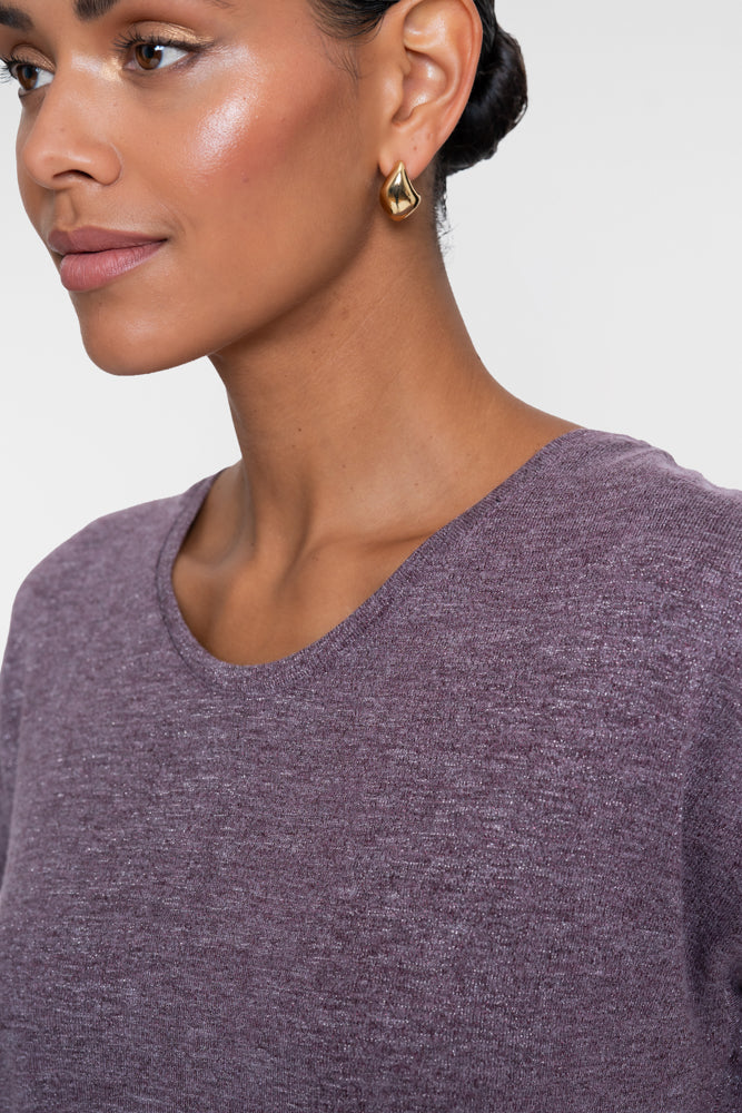 Geisha Damen T-Shirt mit Glitzer und kurzen Ärmeln