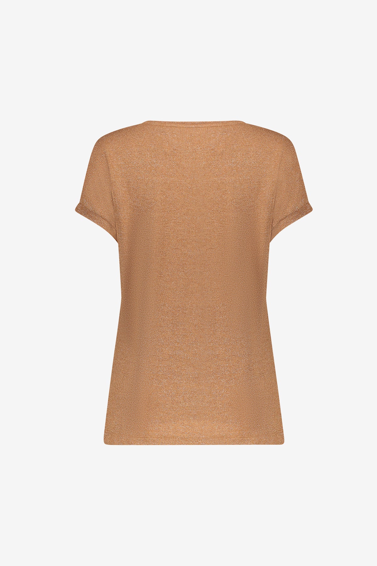 Geisha Damen T-Shirt mit Lurex und Rundhalsausschnitt
