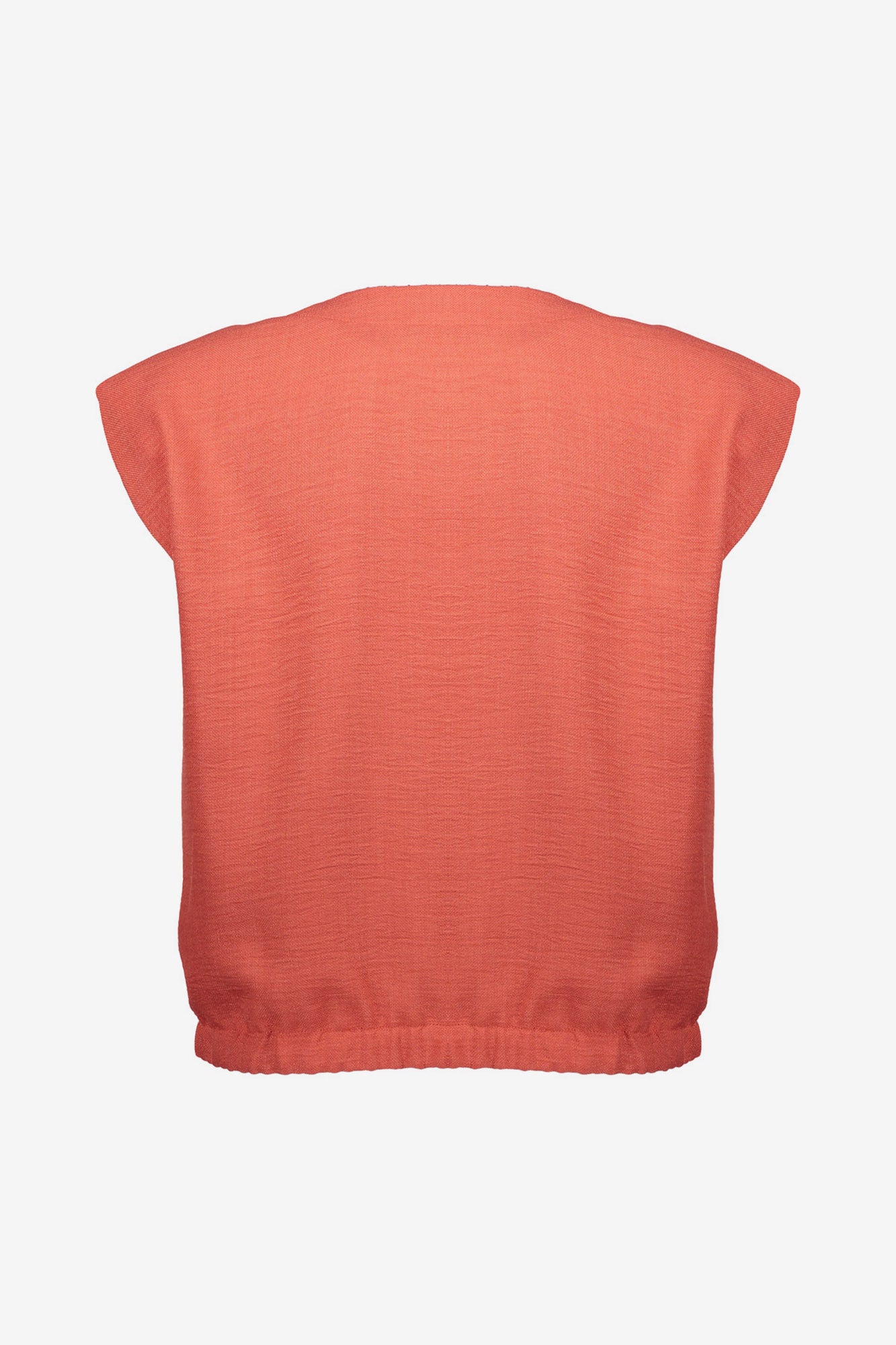 Geisha Cropped-Bluse in Leinenoptik