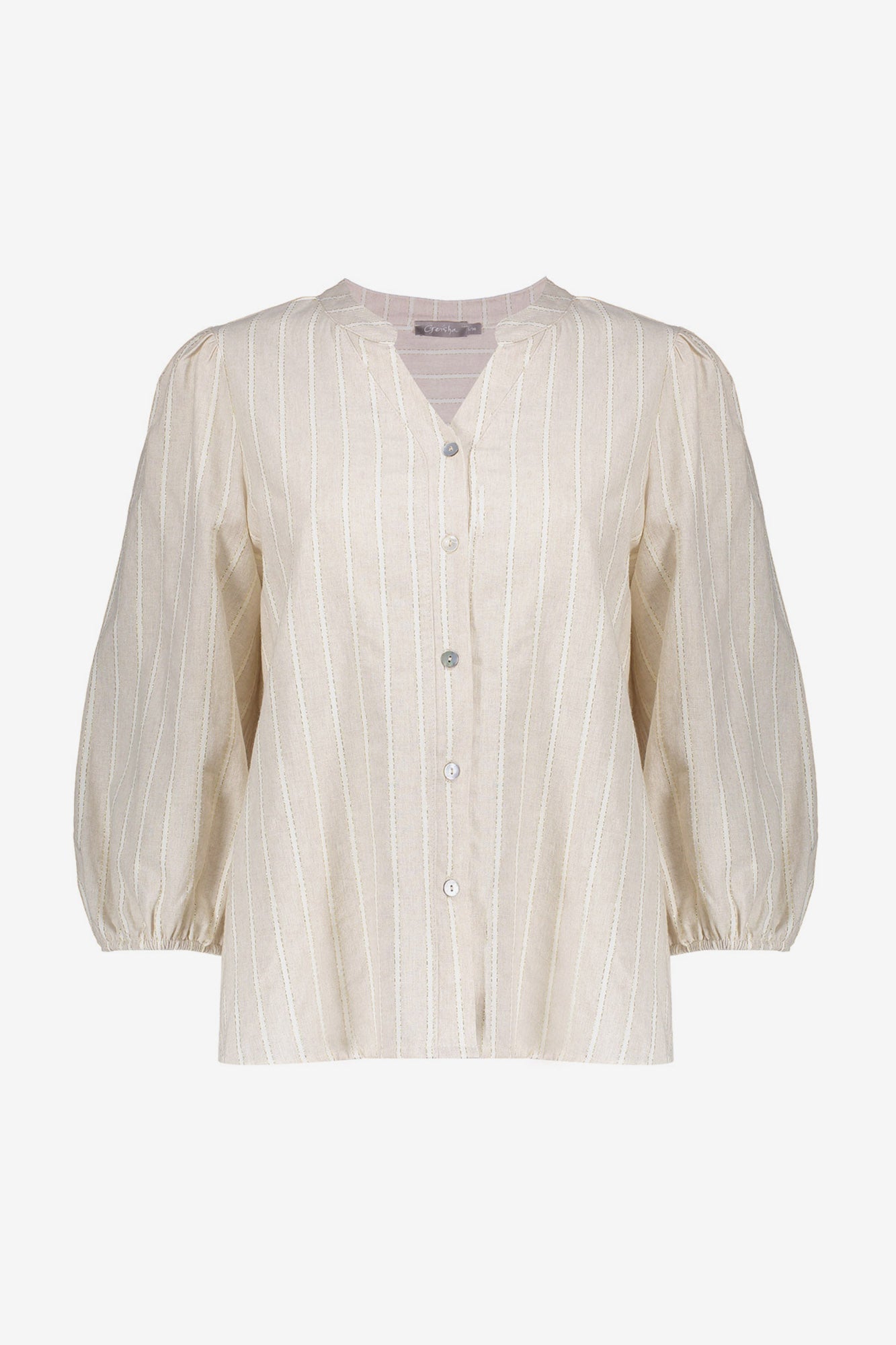 Geisha Gestreifte Bluse mit Lurex