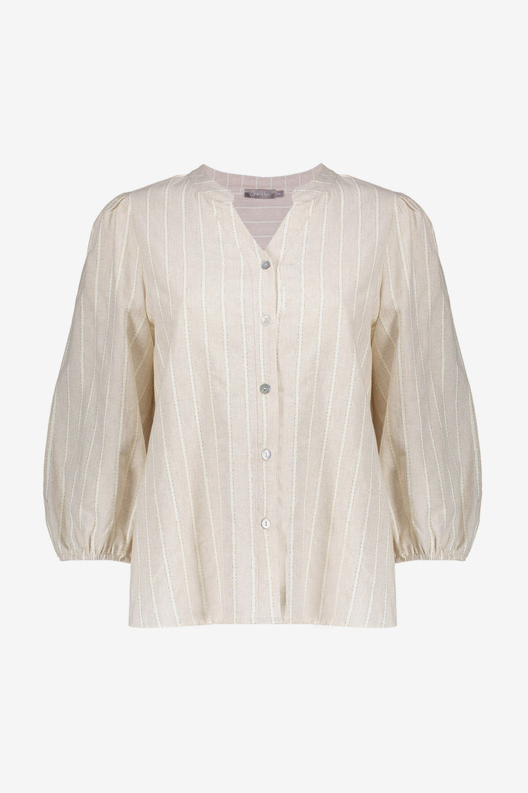 Geisha Gestreifte Bluse mit Lurex