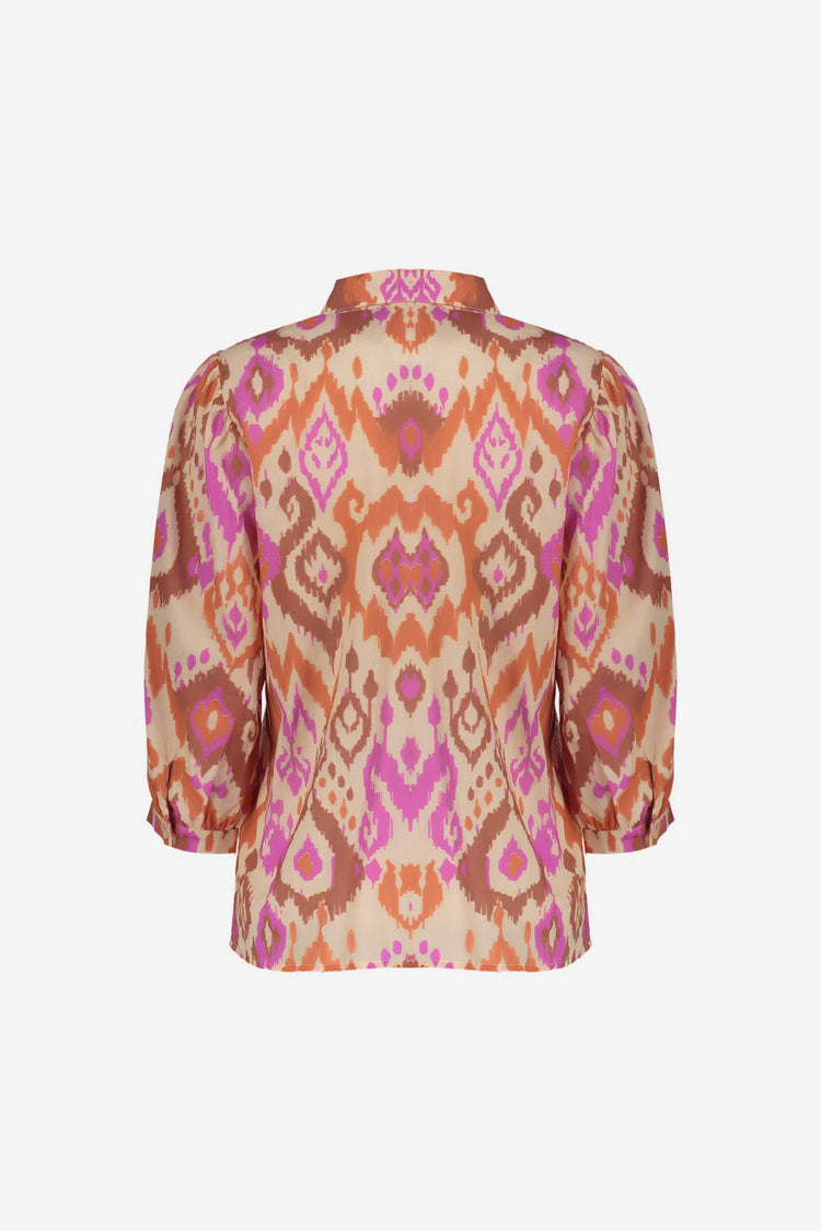 Geisha Rosa-Orange Bluse