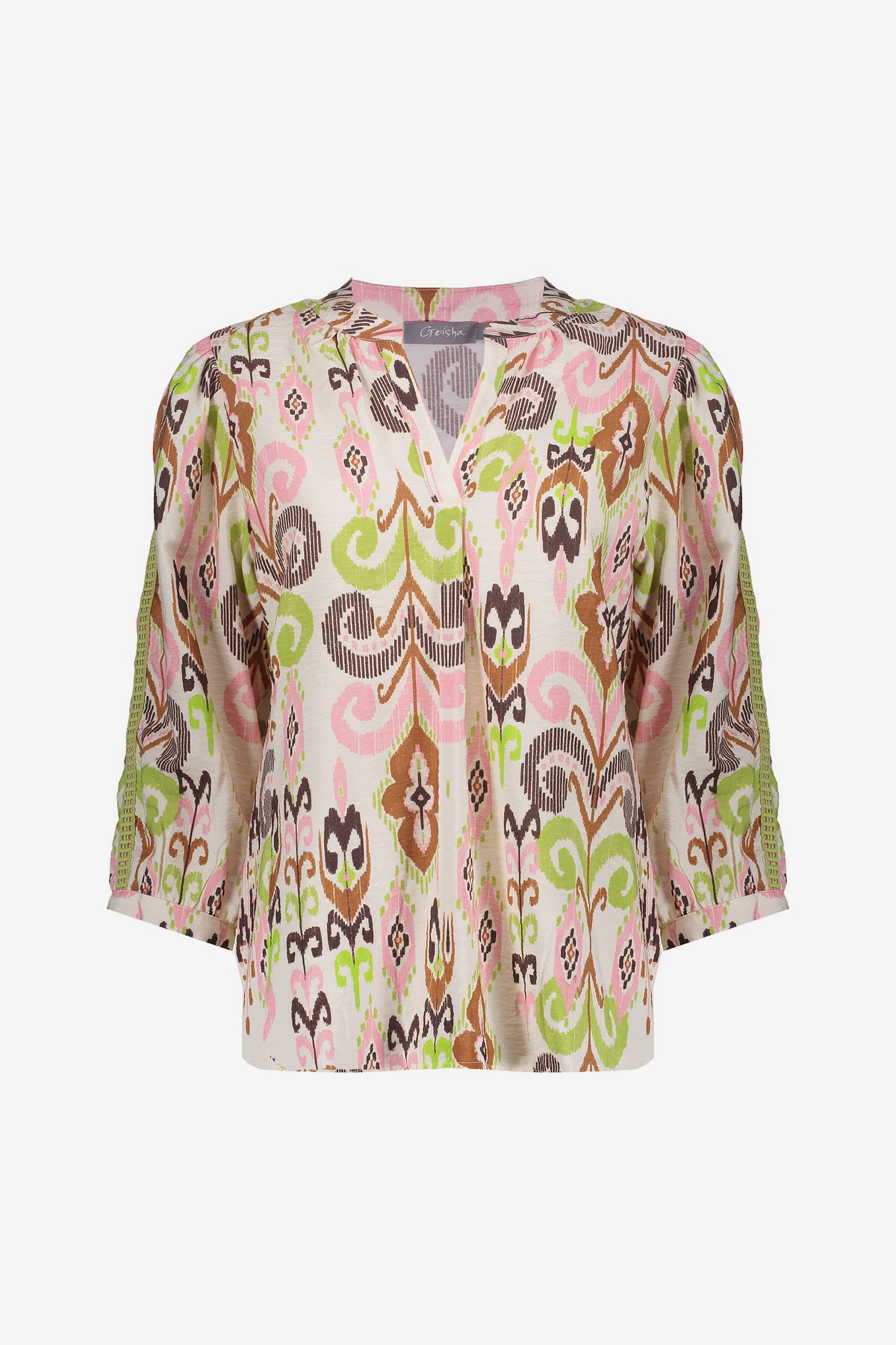 Geisha Bluse mit elegantem Paisleyprint