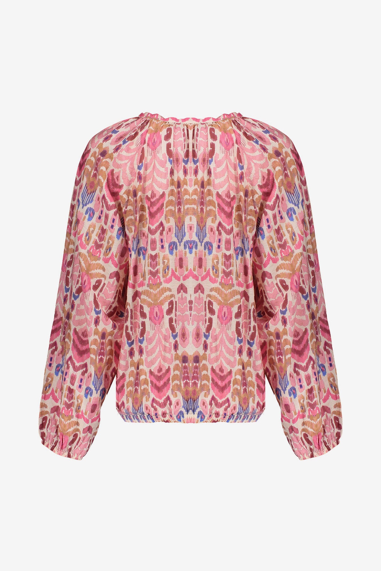 Geisha Farbige Bluse mit Quasten