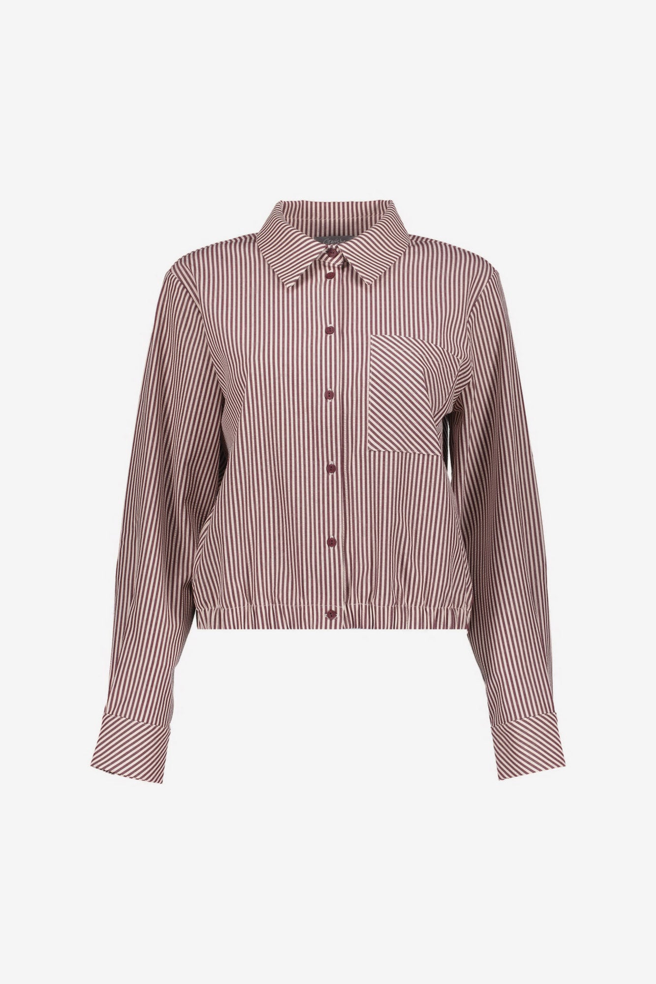 Geisha Bluse mit Streifenmuster