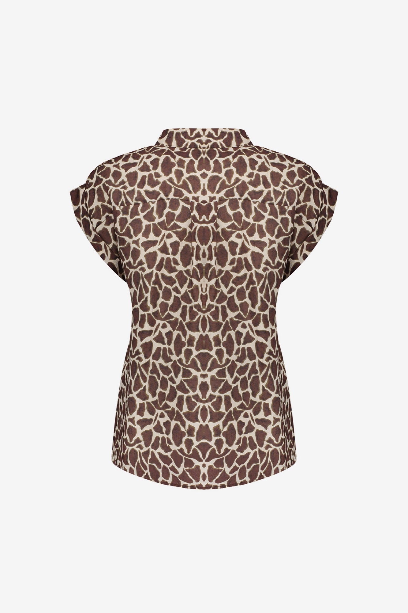 Geisha Bluse mit Giraffenprint