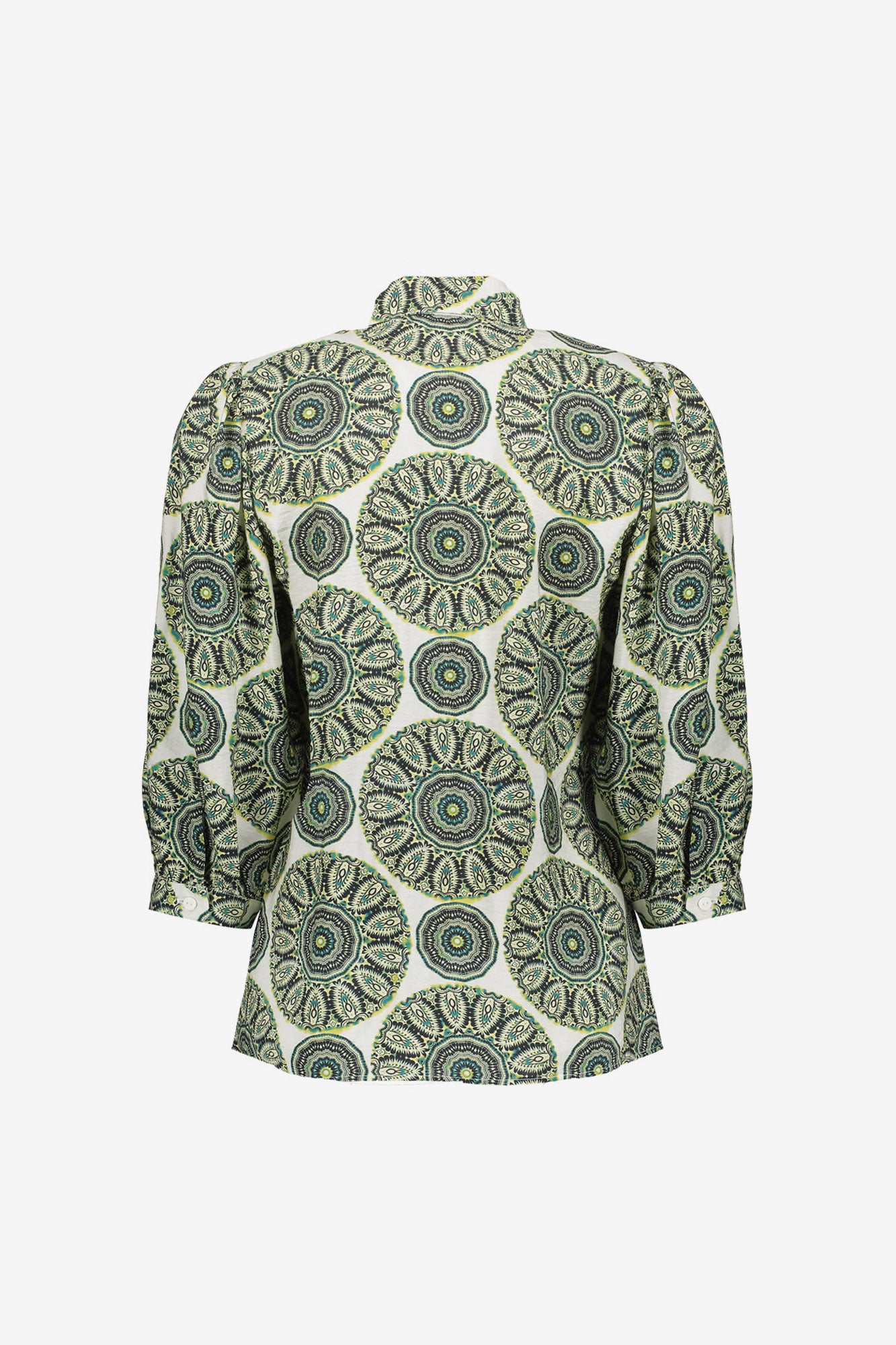 Geisha Bluse mit elegantem Print