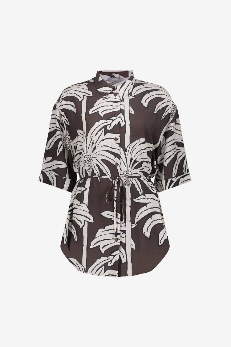 Geisha Bluse mit Gürtel