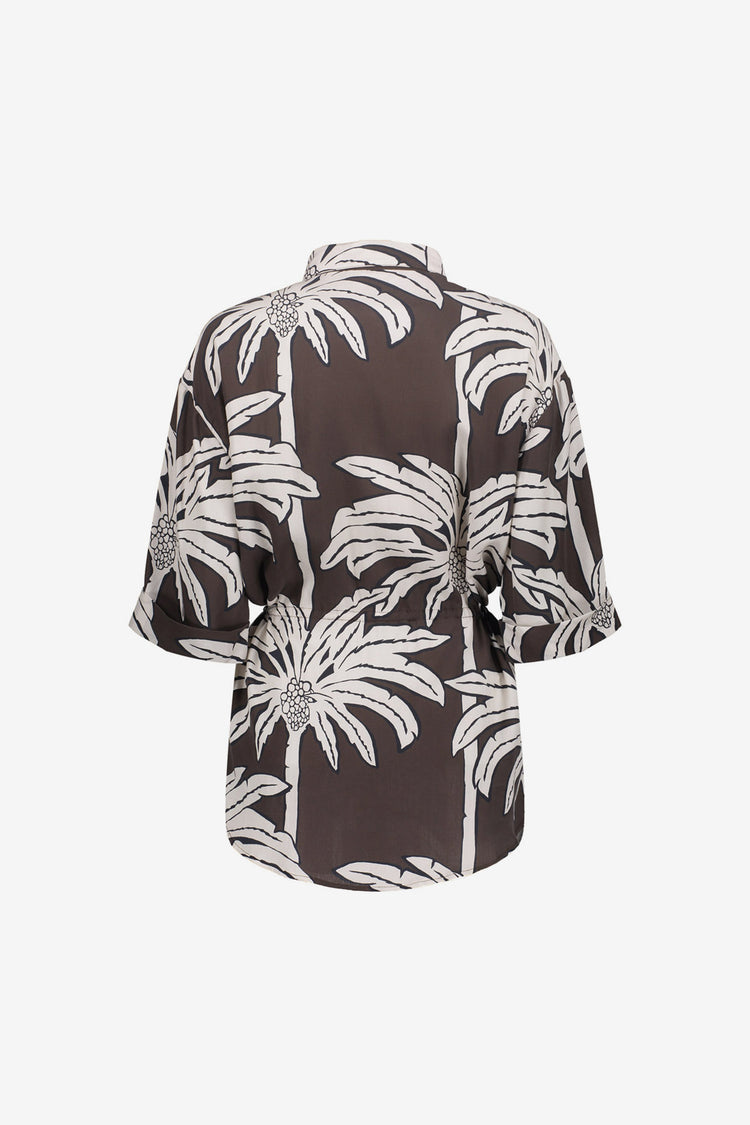 Geisha Bluse mit Gürtel