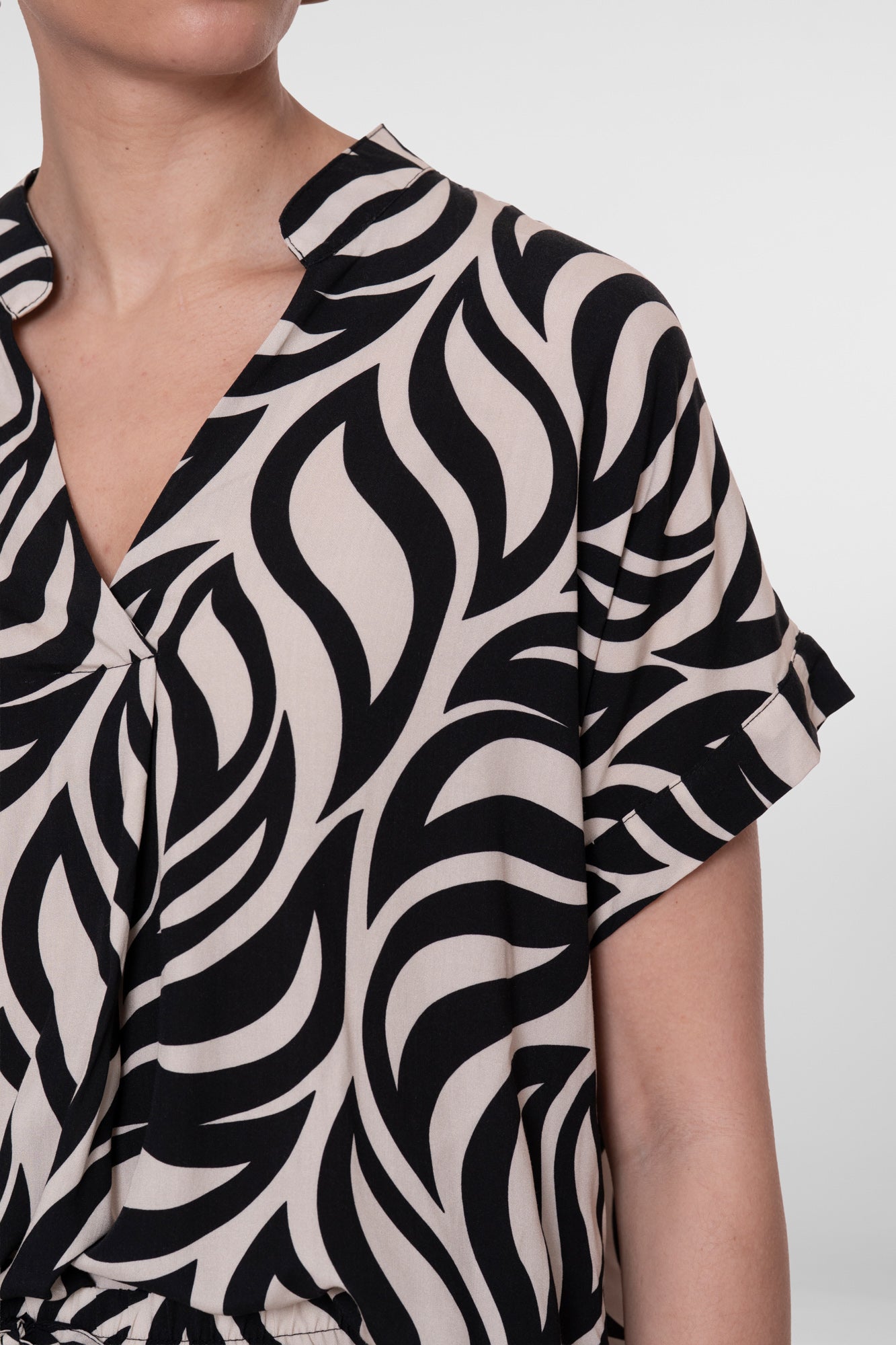 Geisha Top mit Swirlmuster