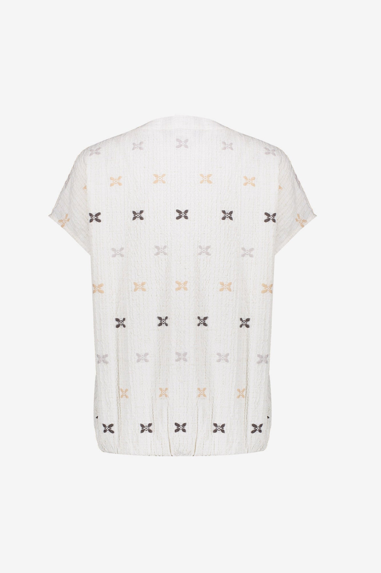 Geisha Bluse mit subtiler Printoptik