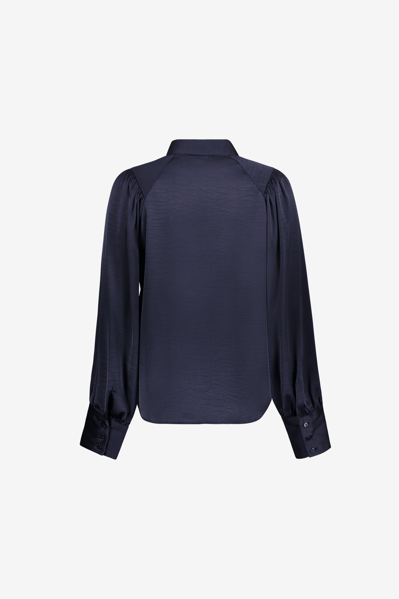 Geisha Bluse mit glänzender Optik