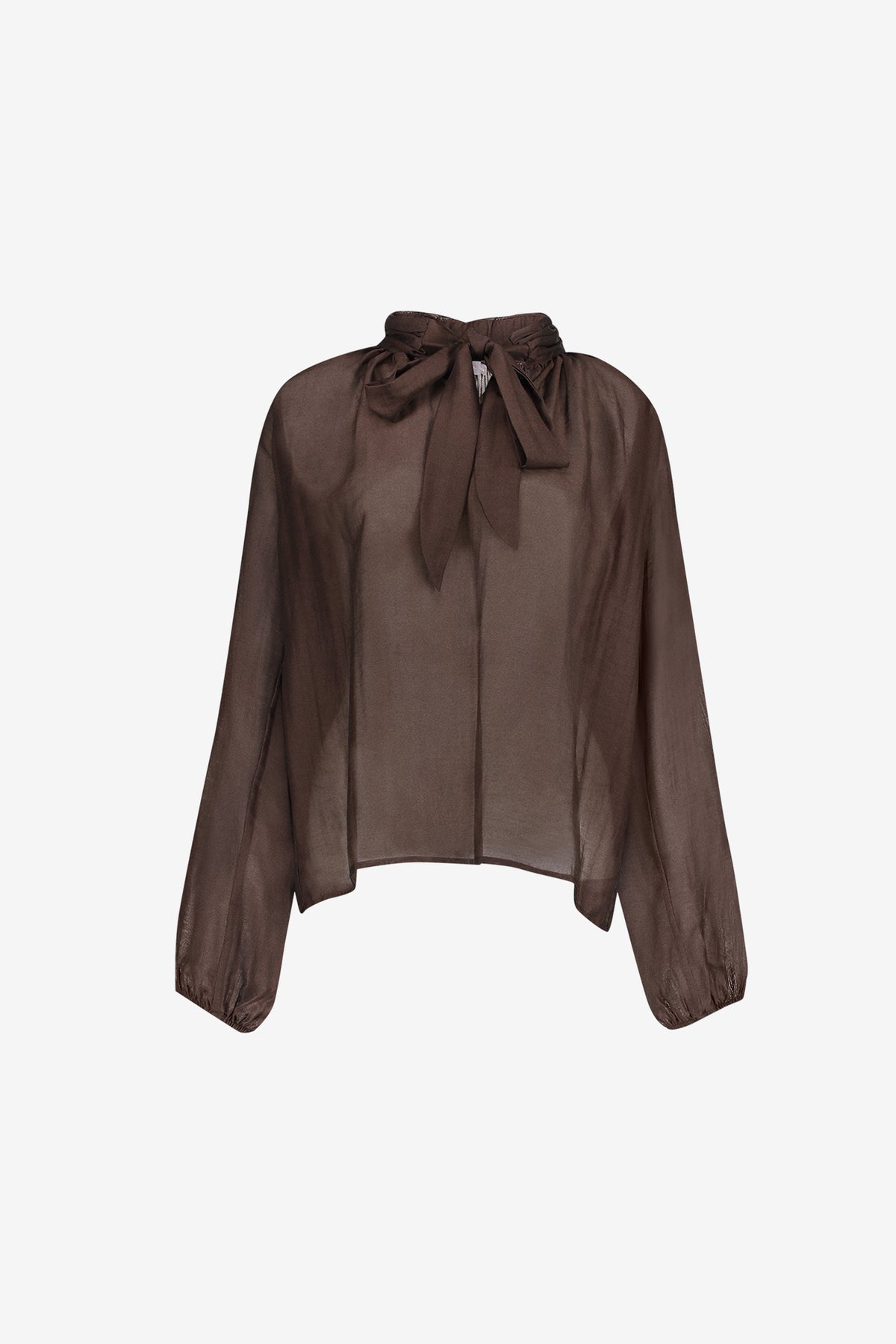Geisha Lyocell-Bluse mit Schleifendetail
