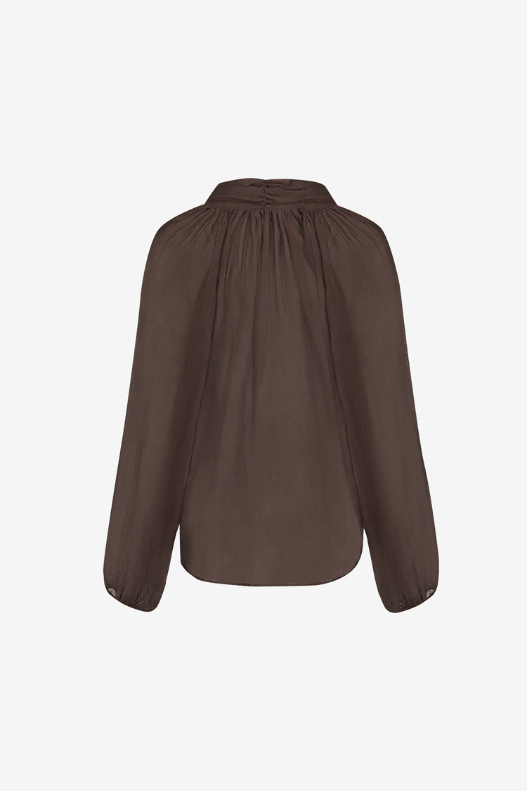 Geisha Lyocell-Bluse mit Schleifendetail