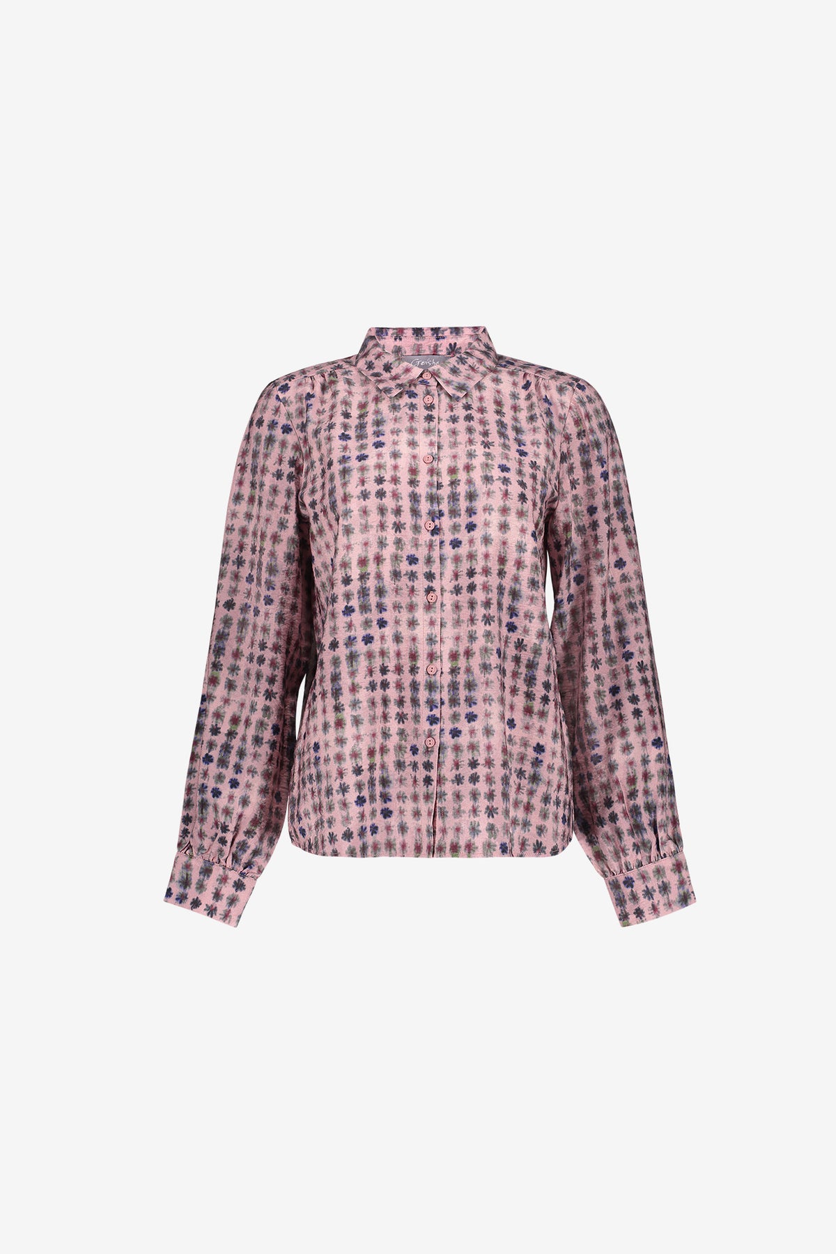 Geisha Bluse mit Blumenmuster