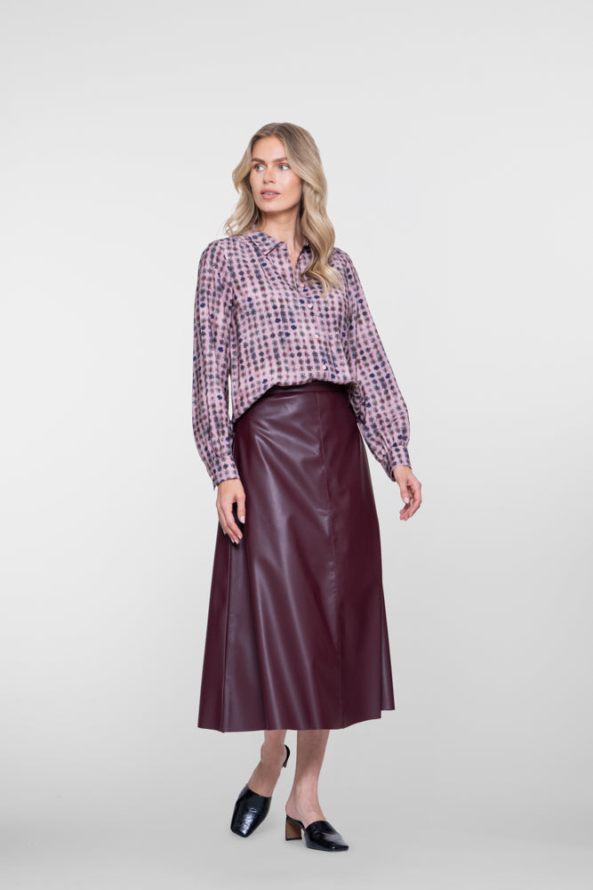 Geisha Bluse mit Blumenmuster