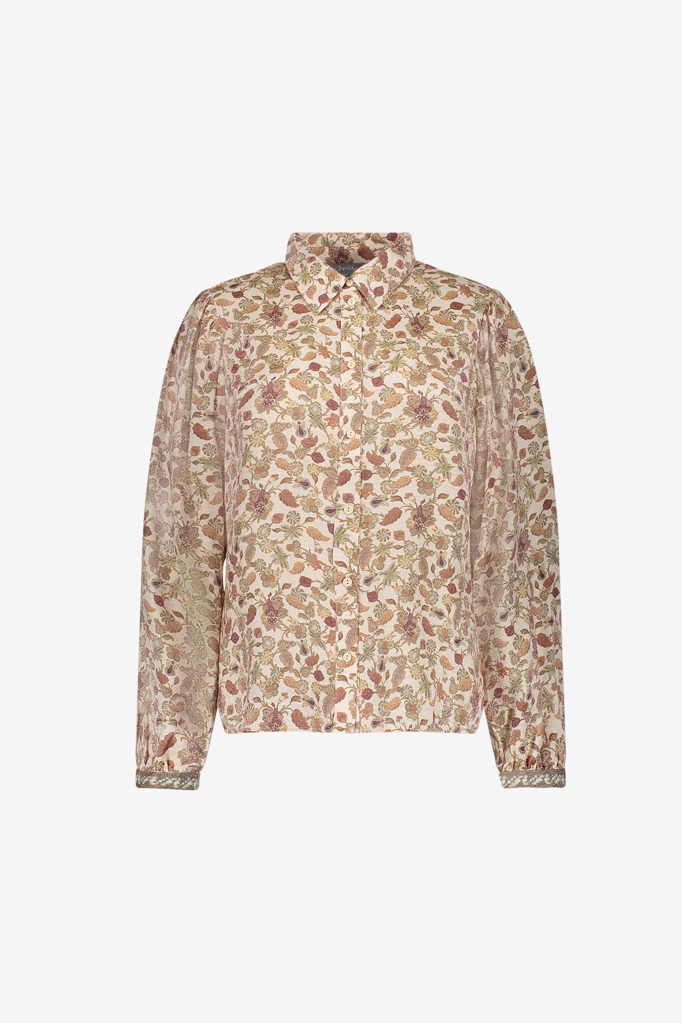 Geisha Bluse mit romantischem Print