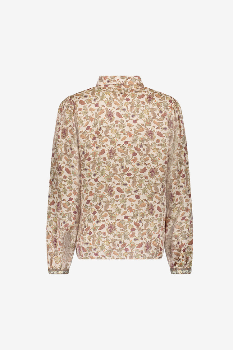 Geisha Bluse mit romantischem Print