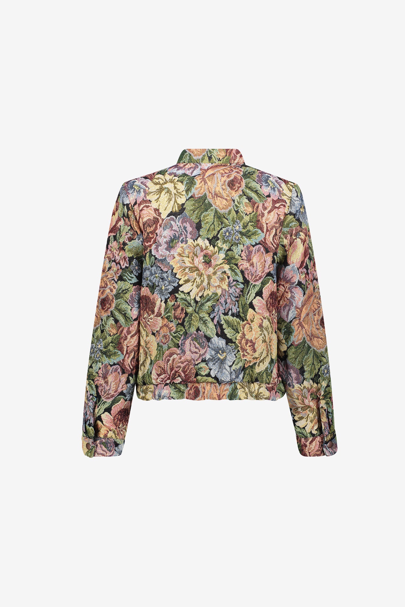 Geisha Jacquardjacke mit Blumenprint und dezentem Lurexglanz