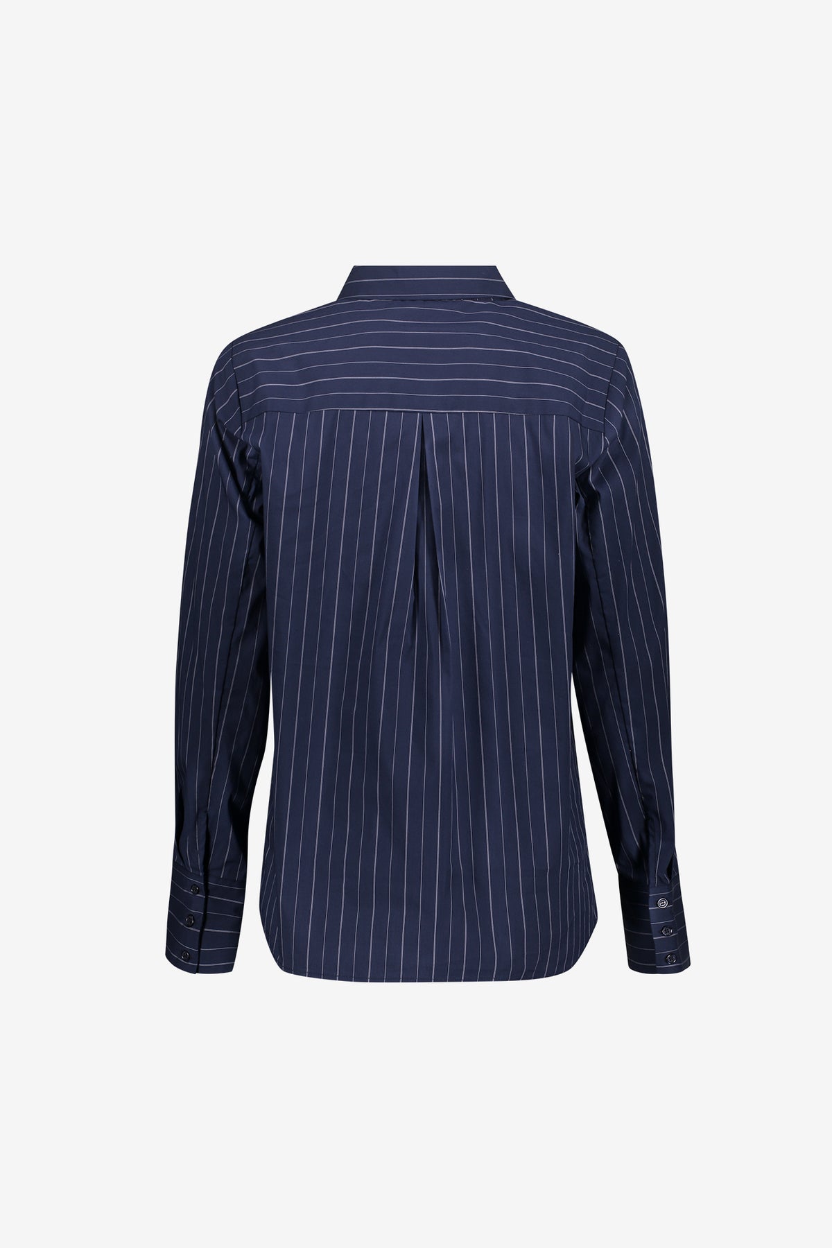Geisha Damen Bluse mit Nadelstreifen und tailliertem Detail