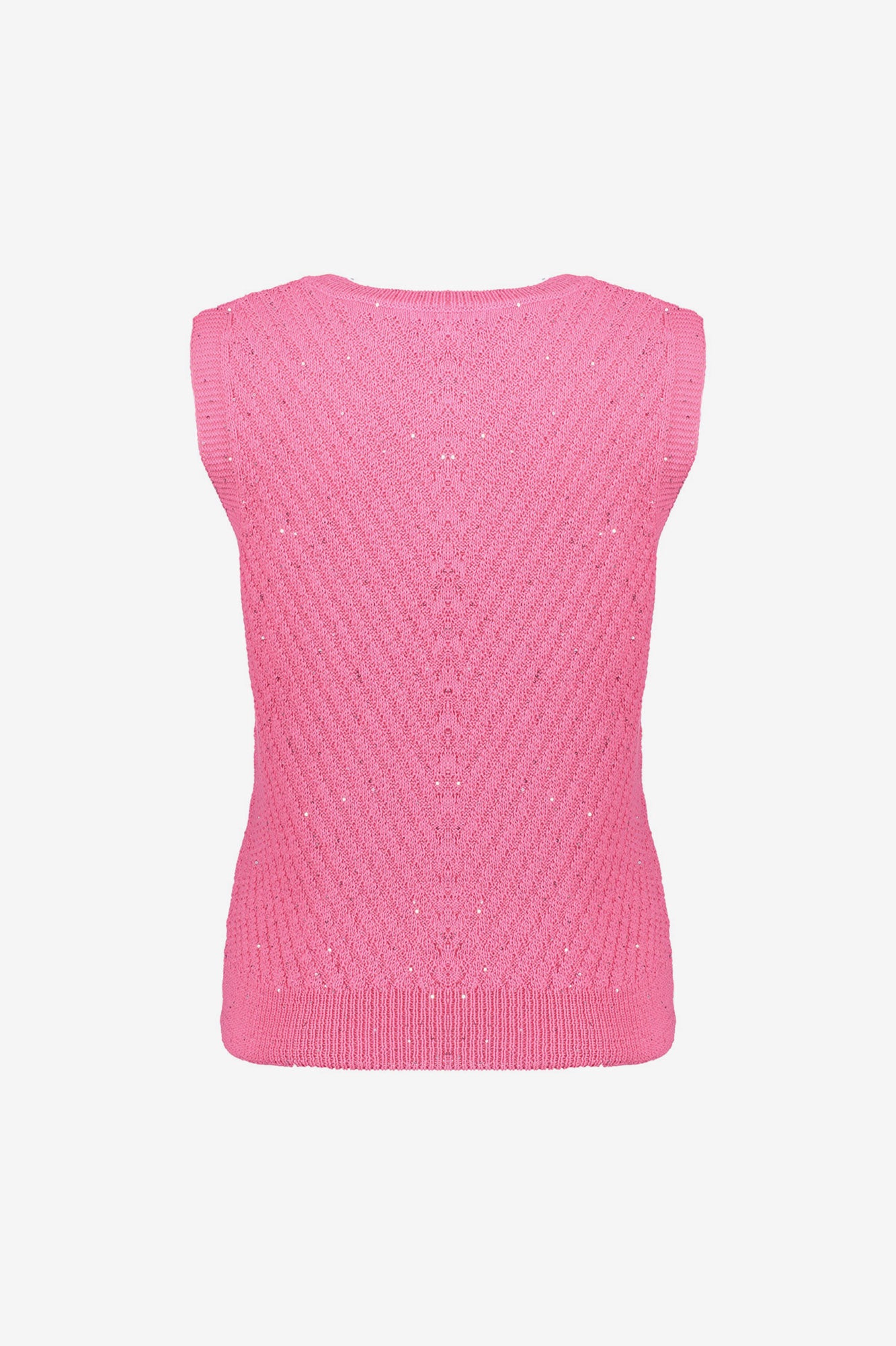 Spencer mit V-Ausschnitt und Pailletten