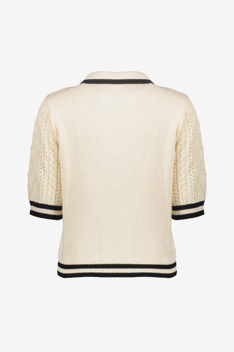 Geisha Ajour-Polo-Pullover