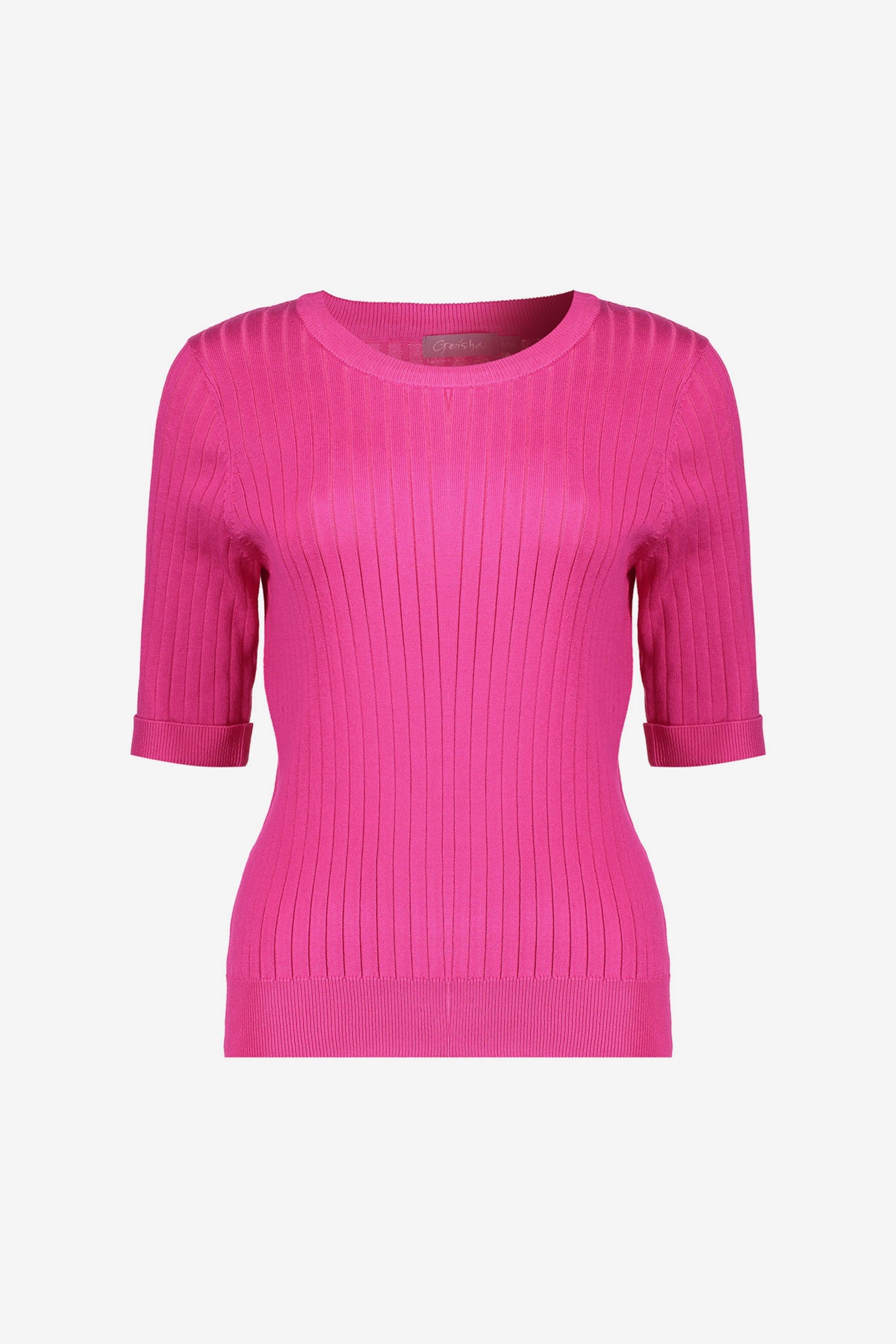 Geisha Basic Pullover in Fuchsia