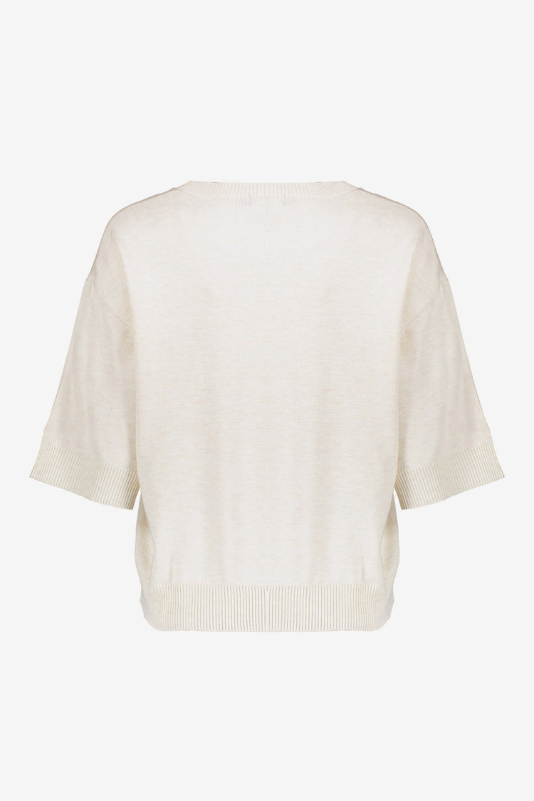 Geisha Locker fallender beiger Pullover