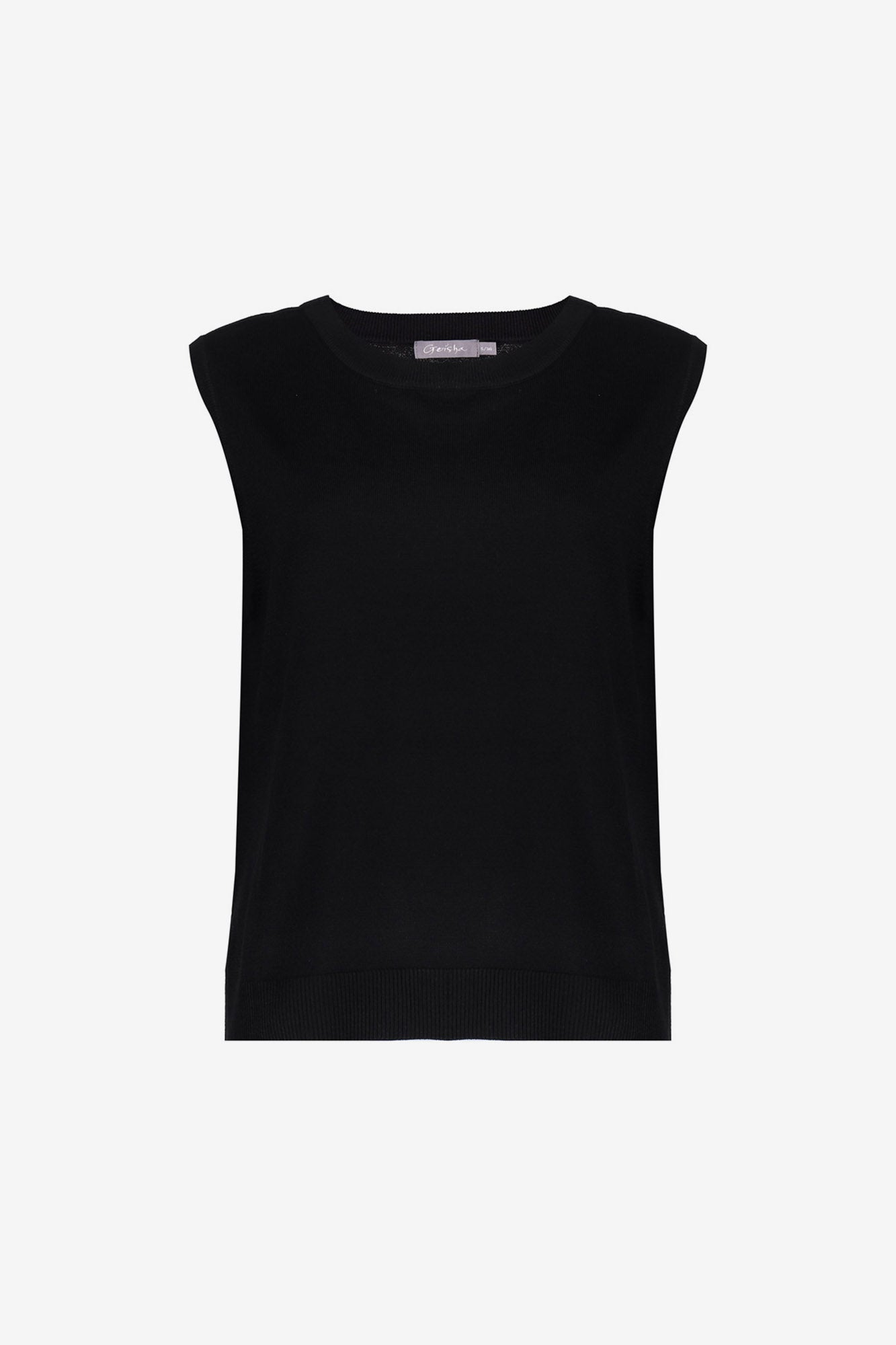 Geisha Basic Top Schwarz