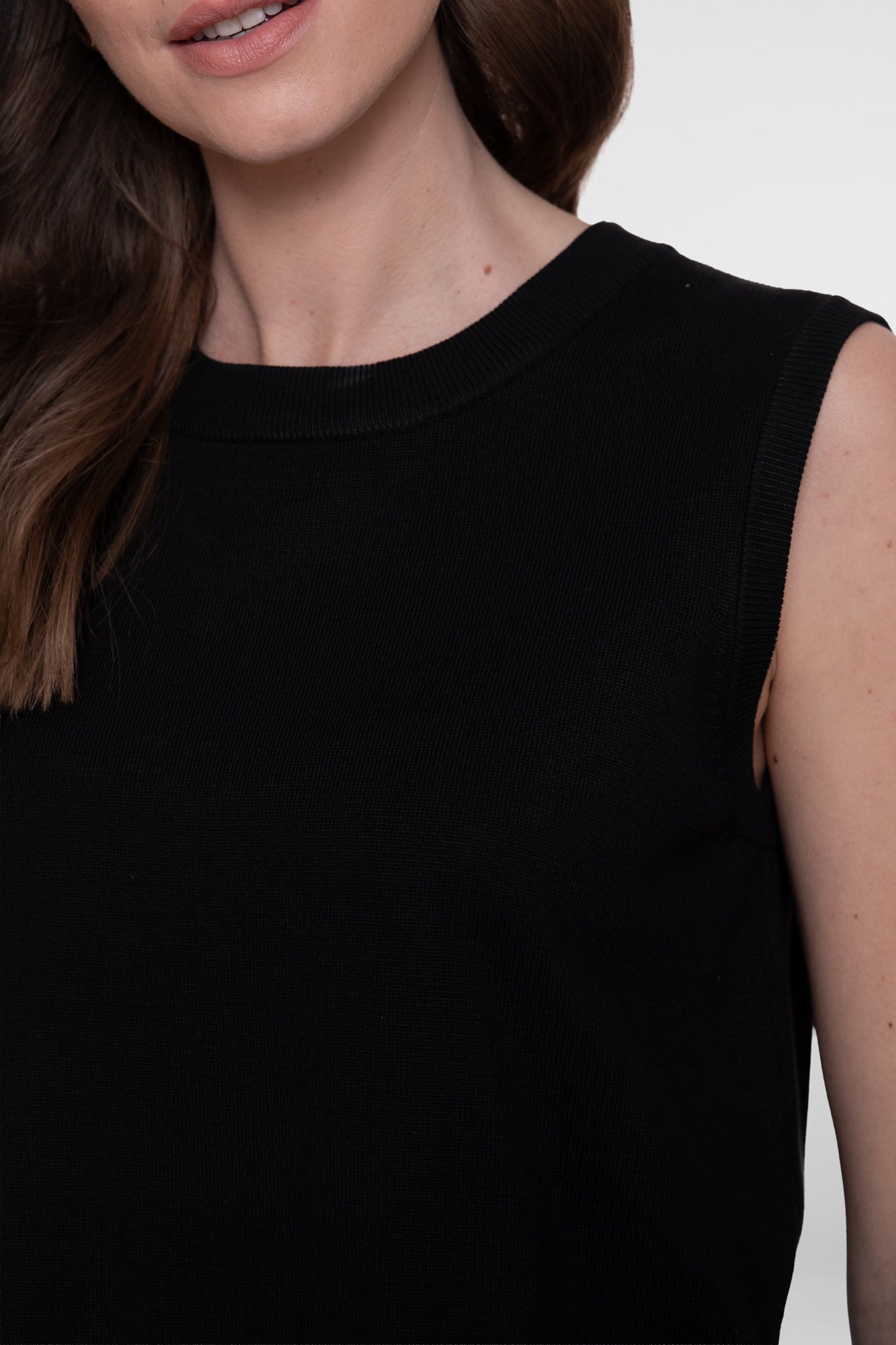 Geisha Basic Top Schwarz