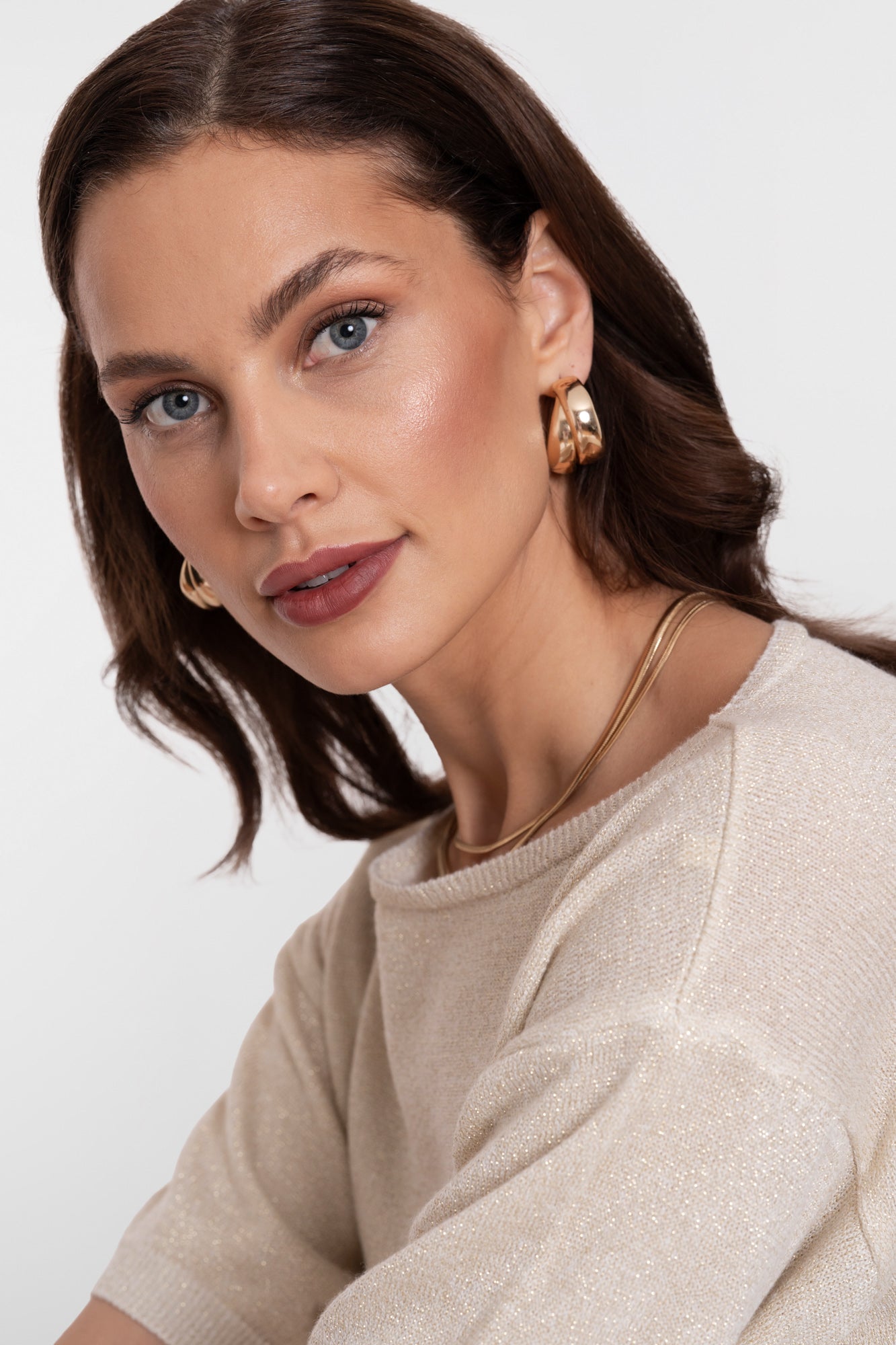 Geisha Stricktop mit Lurex