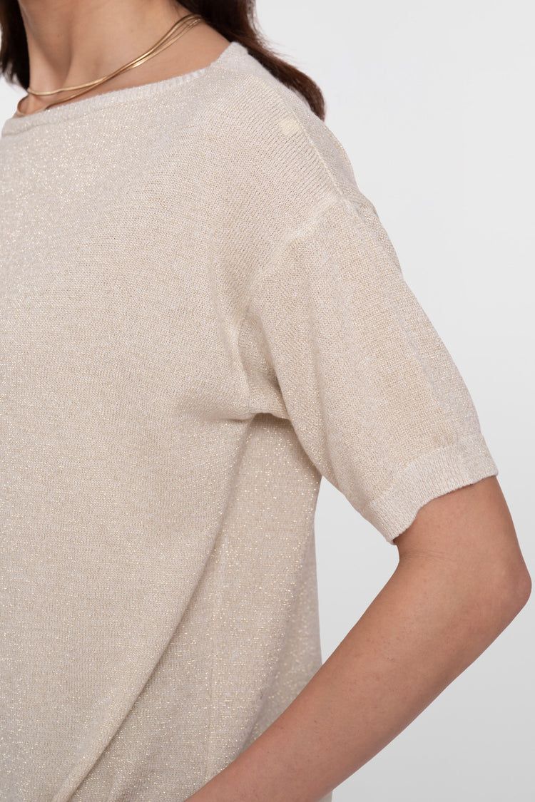 Geisha Stricktop mit Lurex