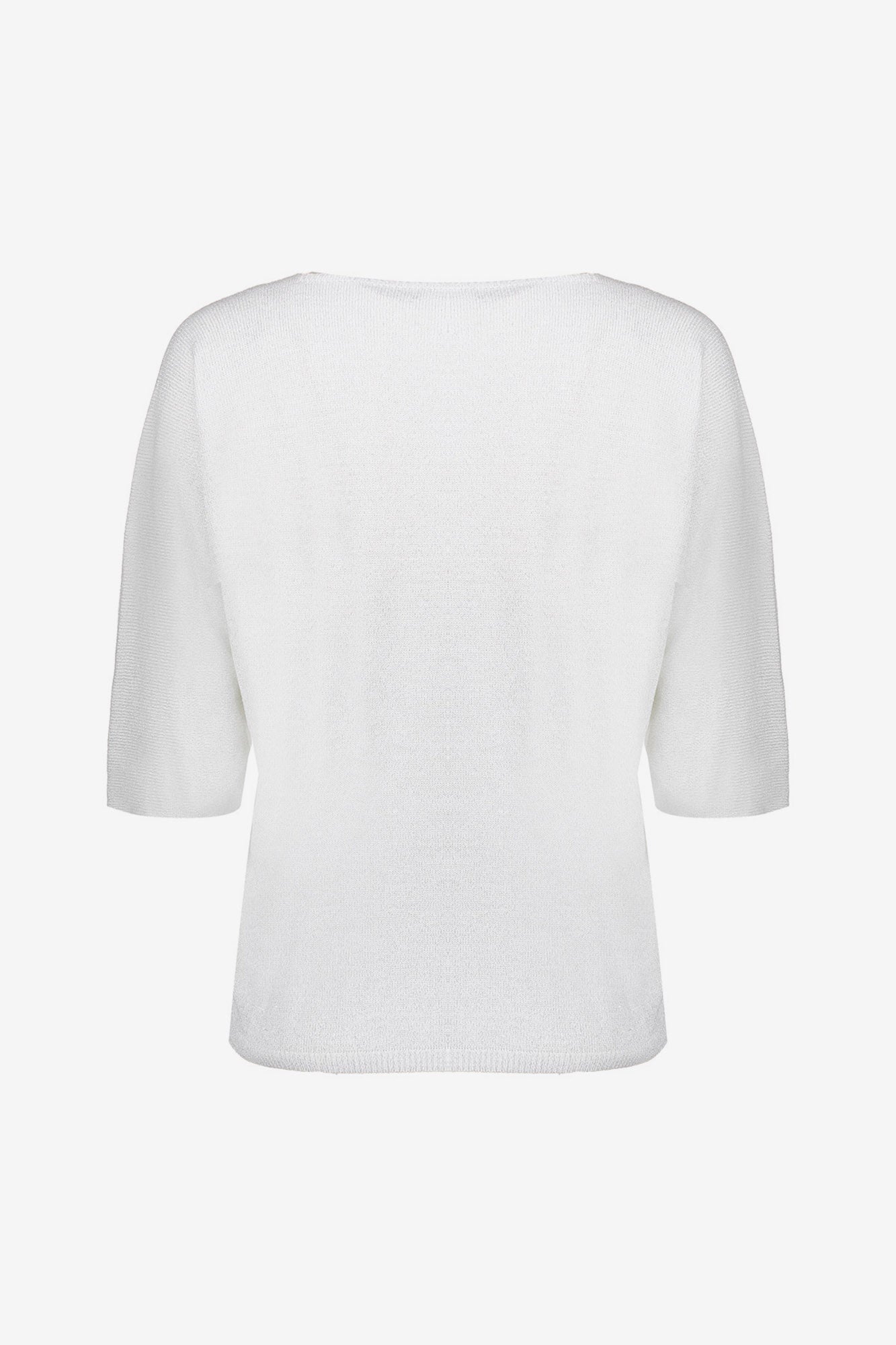 Geisha Pullover mit Lurexdetail und V-Ausschnitt