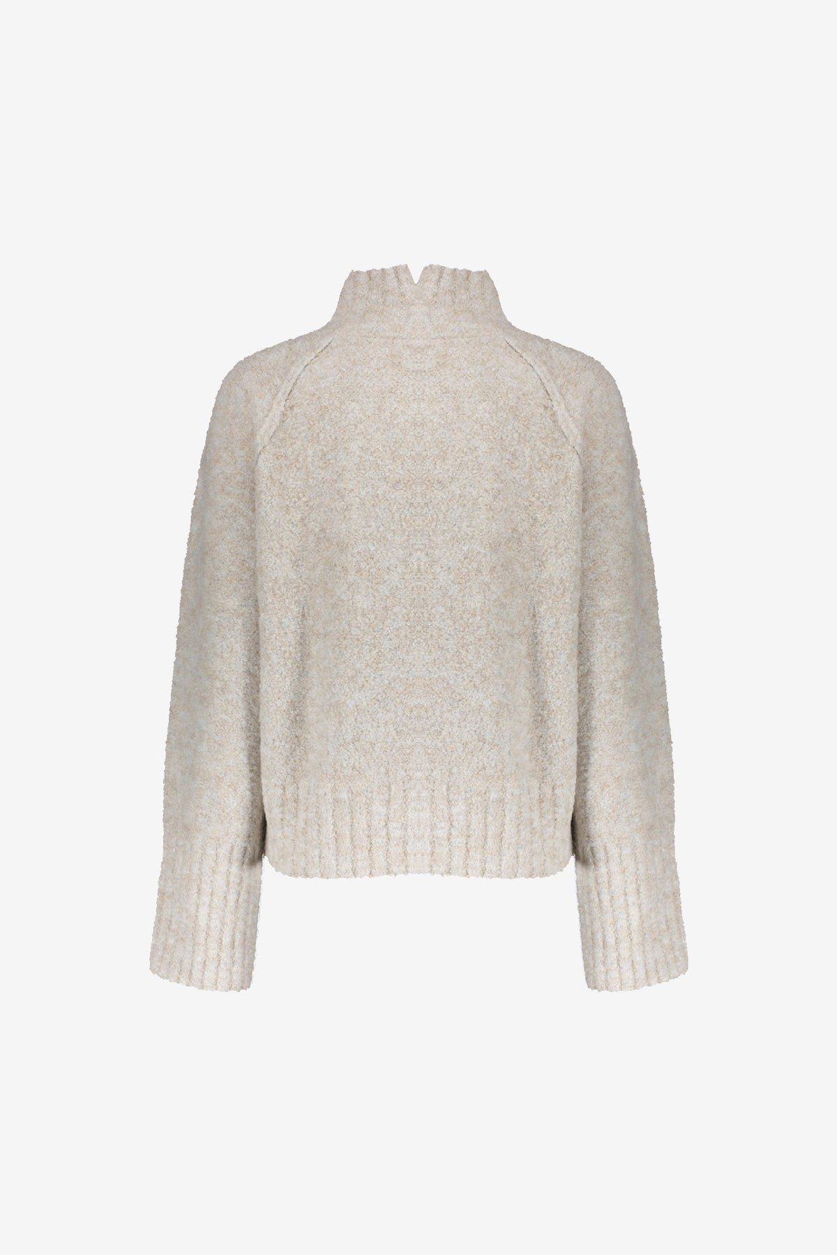 Geisha pullover met opstaande kraag en zachte structuur