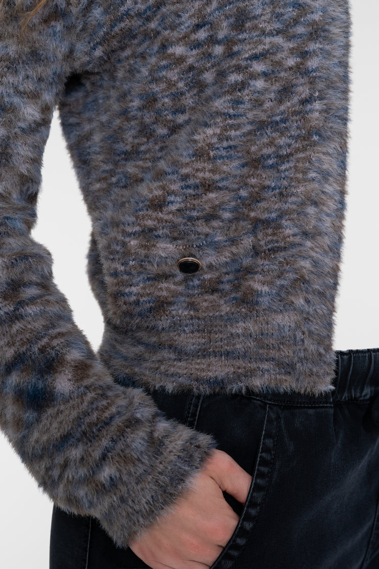 Geisha Strickjacke mit offener Passform