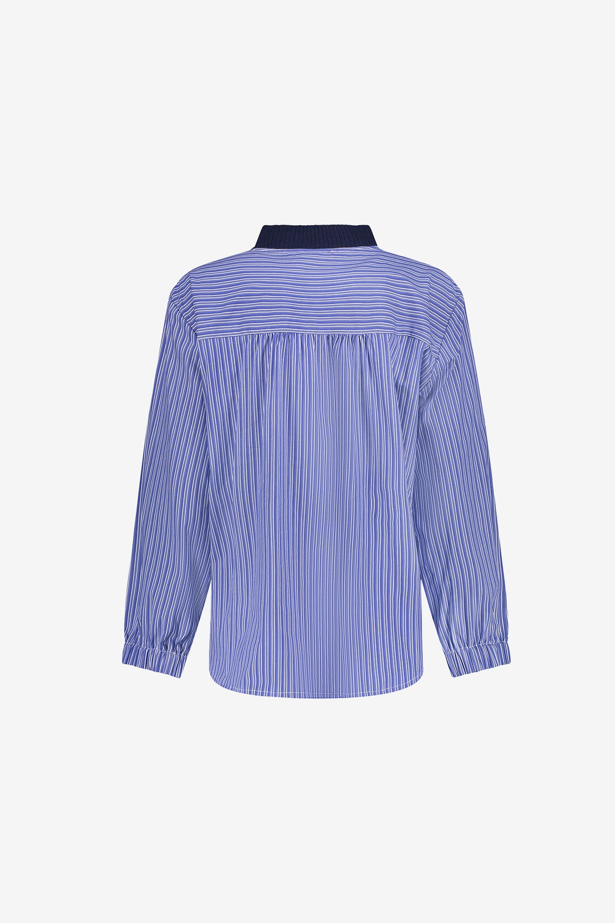 Geisha Strickpullover mit gestreiften Ärmeln und modernem Twist