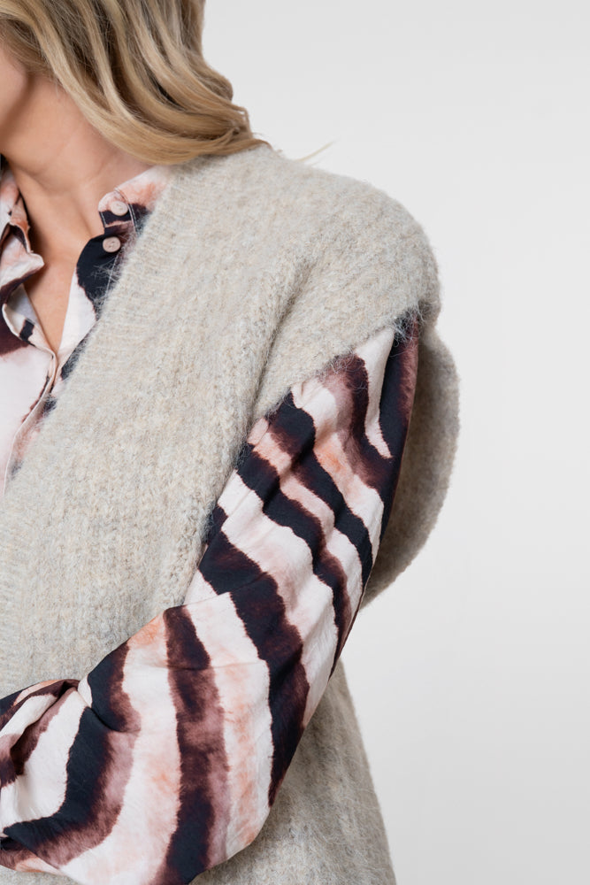 Geisha Damen Strickpullunder mit weicher Struktur