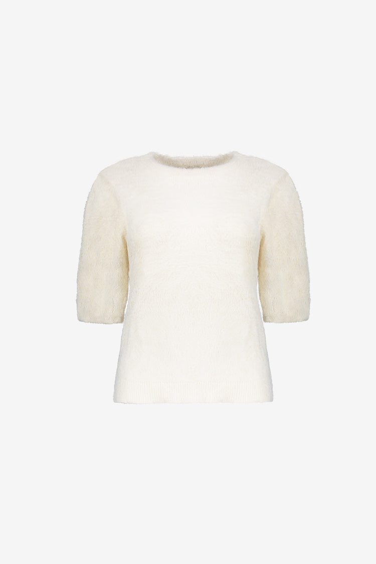 Geisha Damen Pullover mit Rundhalsausschnitt und Dreiviertelärmeln