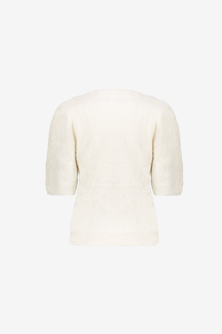 Geisha Damen Pullover mit Rundhalsausschnitt und Dreiviertelärmeln