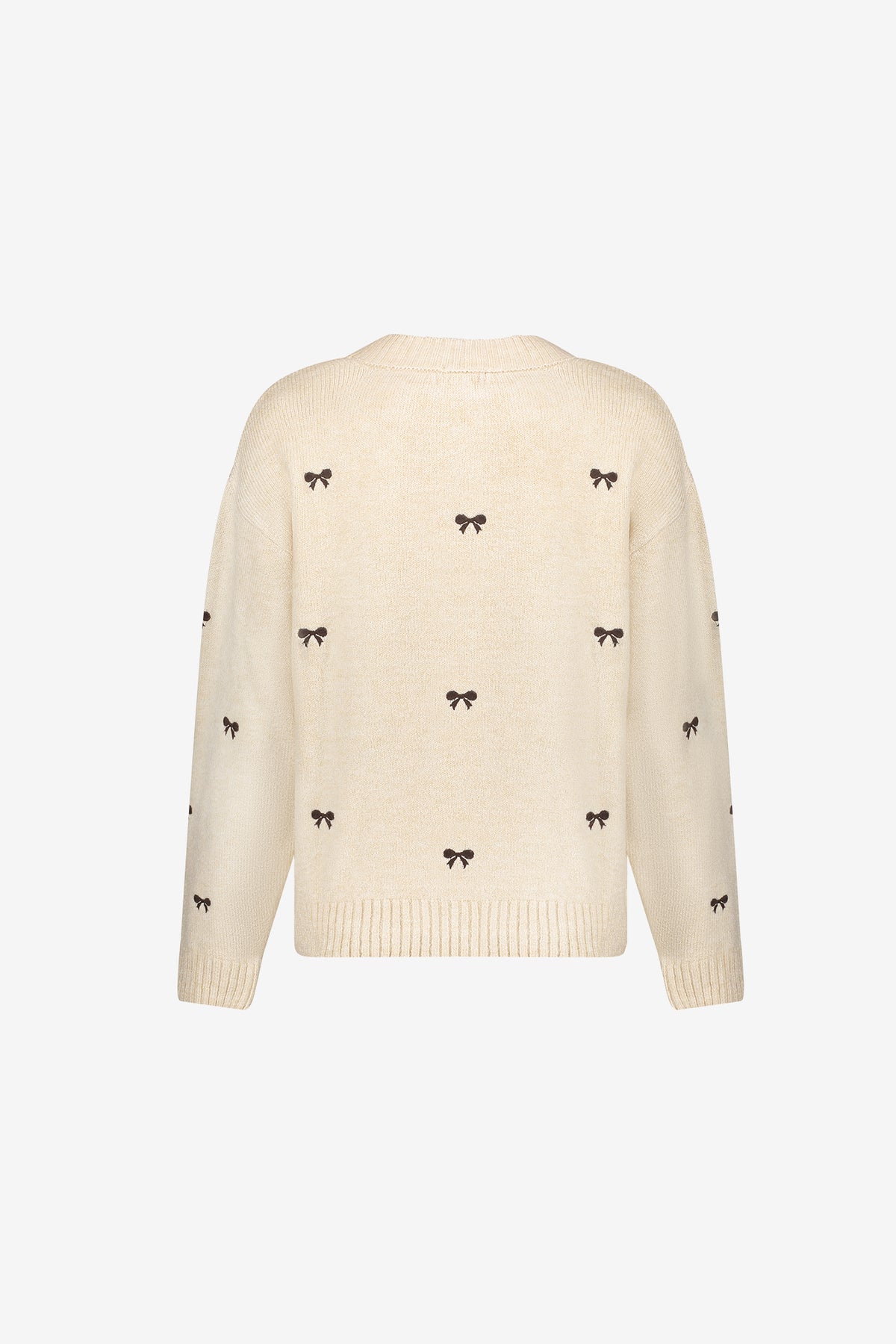 Geisha Strickpullover mit Schleifenmuster