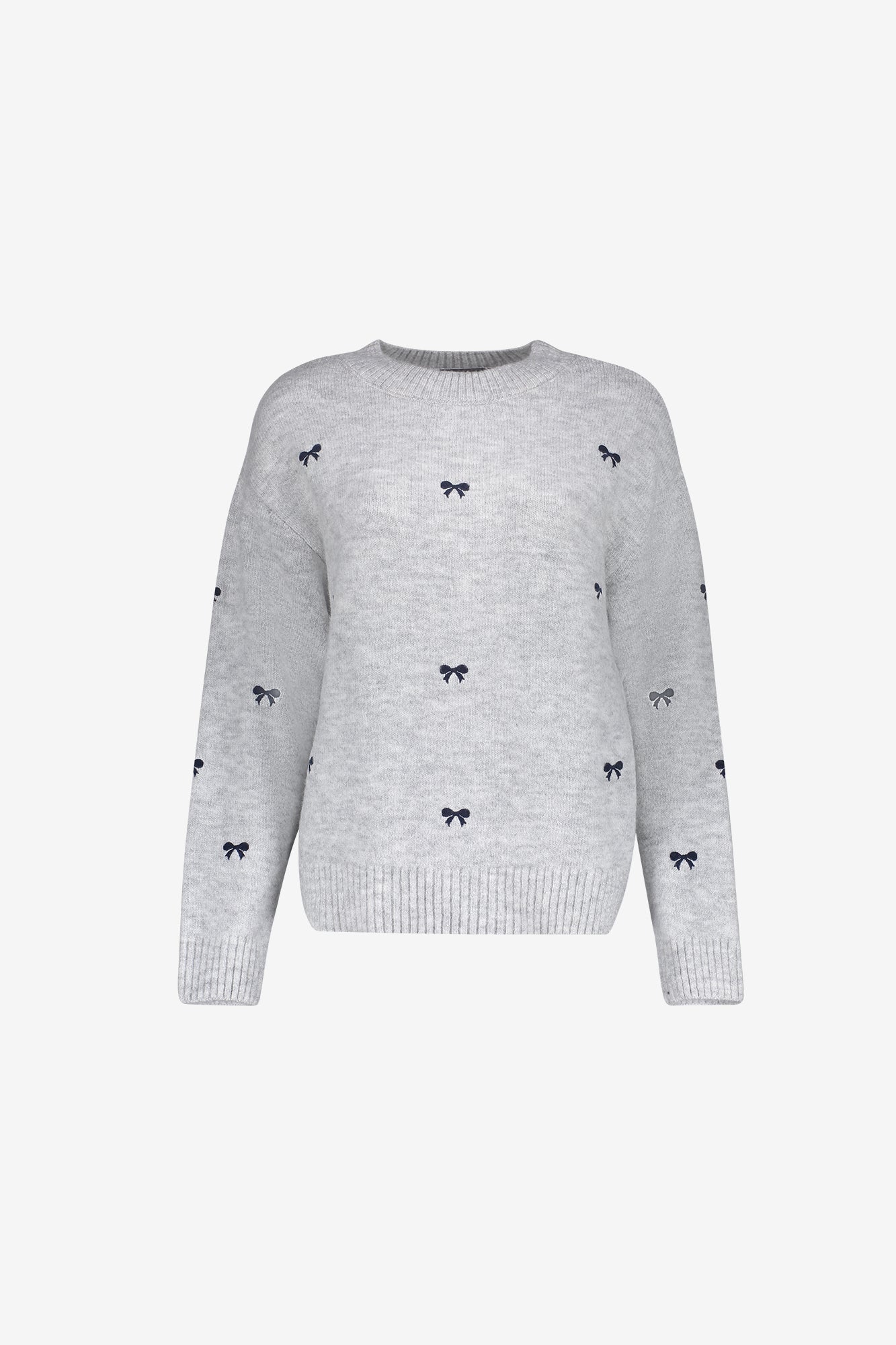 Geisha Strickpullover mit Schleifenmuster