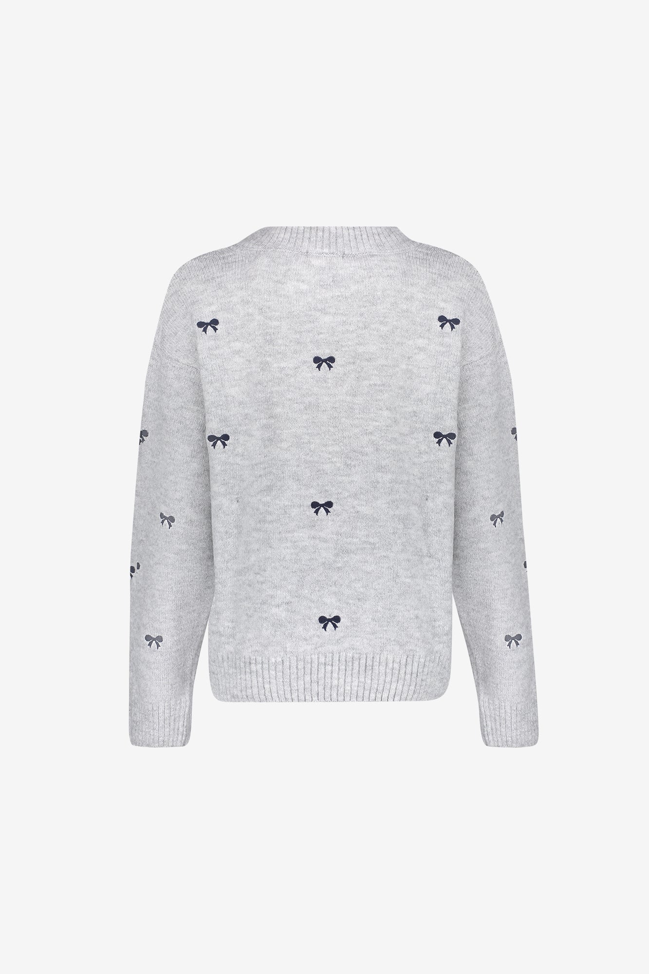 Geisha Strickpullover mit Schleifenmuster