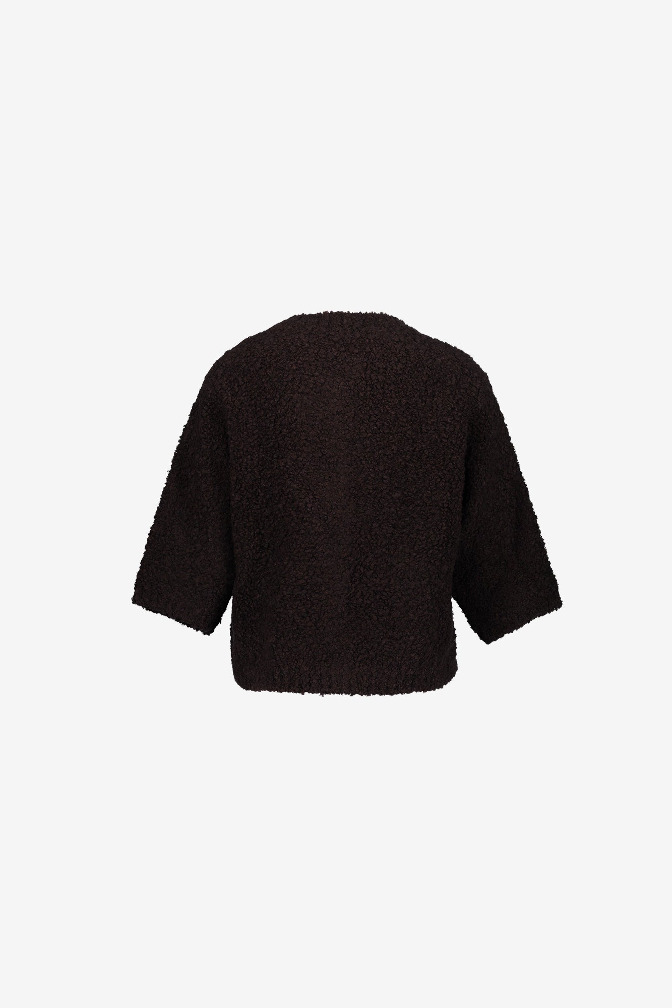 Geisha Damen Strickjacke mit Bouclé-Struktur und Zierknöpfen