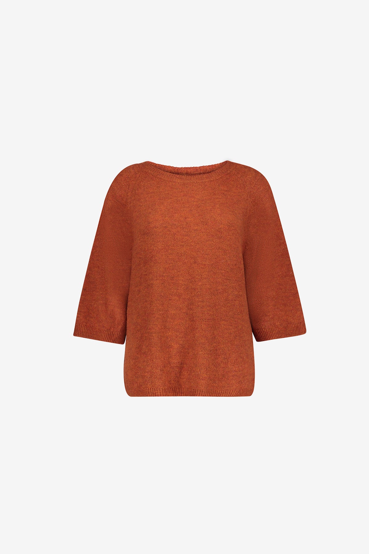 Geisha-Pullover mit 3/4-Ärmeln und lockerer Passform