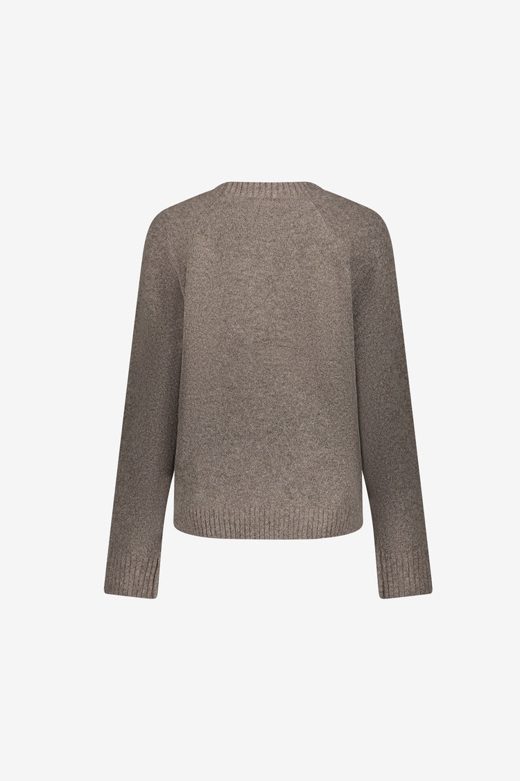 Geisha Damen Pullover mit Raglanärmeln und goldfarbenen Knöpfen