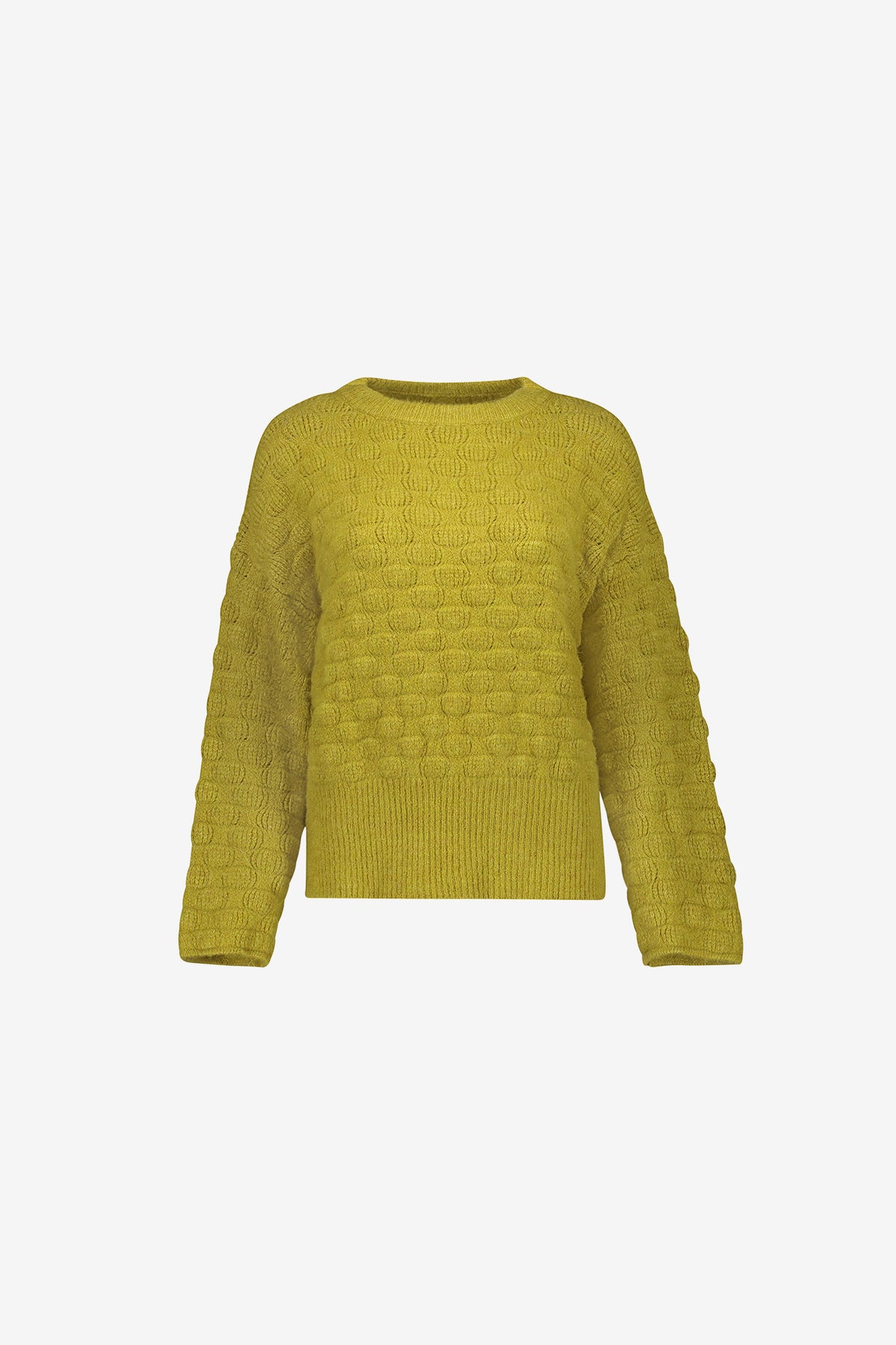 Geisha Damen Strickpullover mit gewelltem Ajourmuster